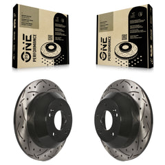 DS-One KD-100175 Disc Brake Rotor for 2010-2021 Kia Sedona, Hyundai Santa Fe Sport, Hyundai Santa Fe XL & more - Rear product image