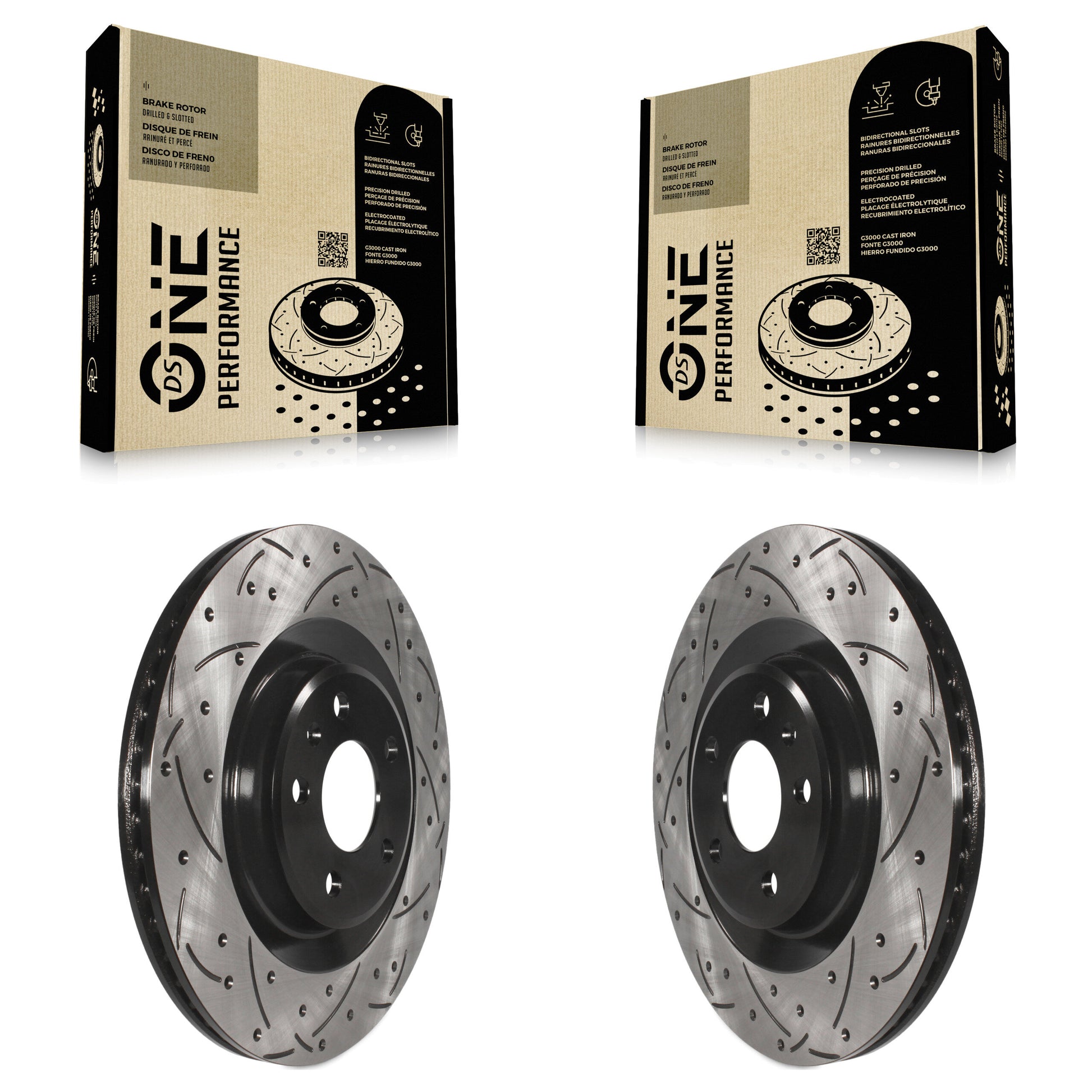 DS-One KD-100179 Disc Brake Rotor for 2011-2025 Audi A4 Quattro, Audi A5 Sportback, Audi A6 Quattro & more - Rear product image
