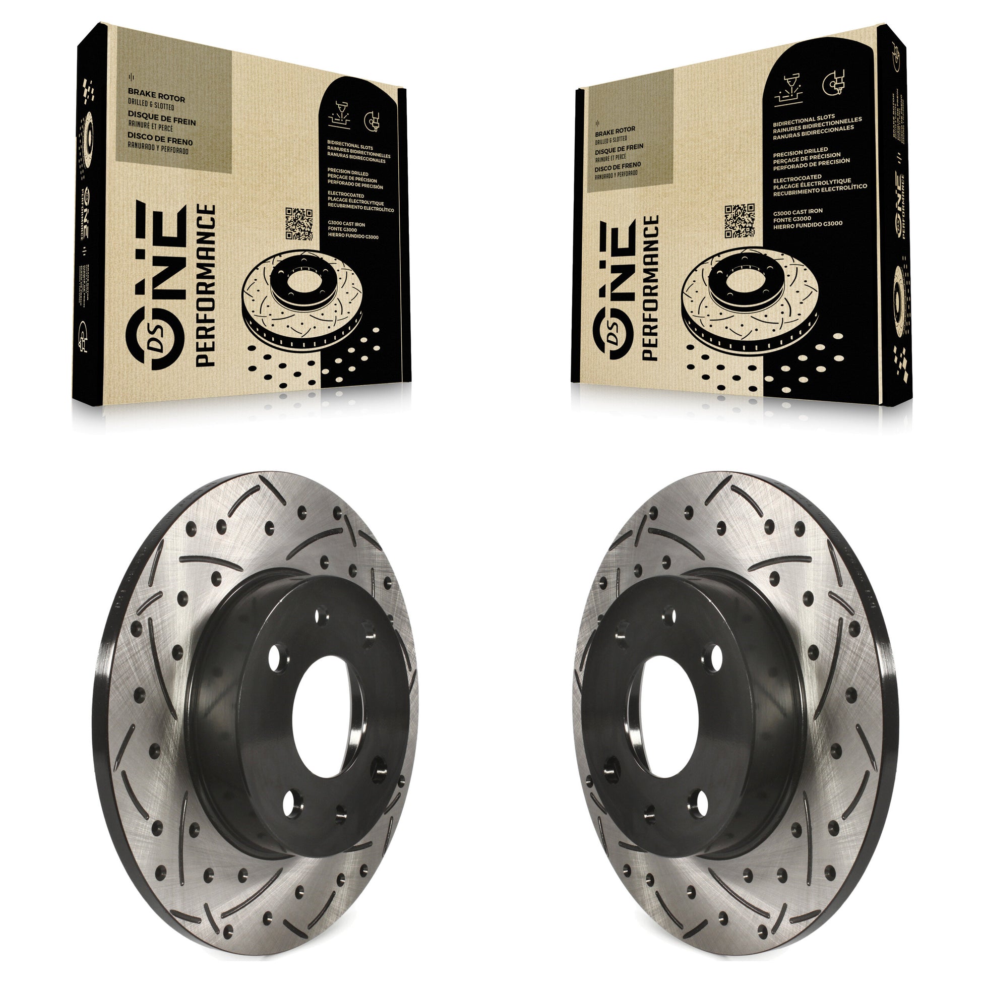 DS-One KD-100182 Disc Brake Rotor for 2012-2019 Fiat 500 - Rear product image