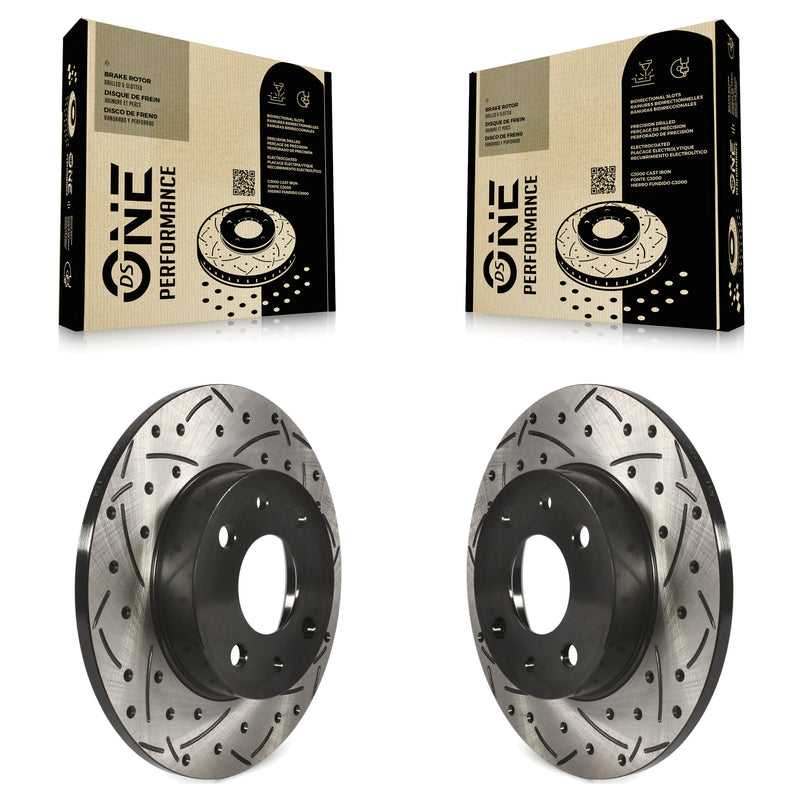 DS-One KD-100182 Disc Brake Rotor for 2012-2019 Fiat 500 - Rear product image