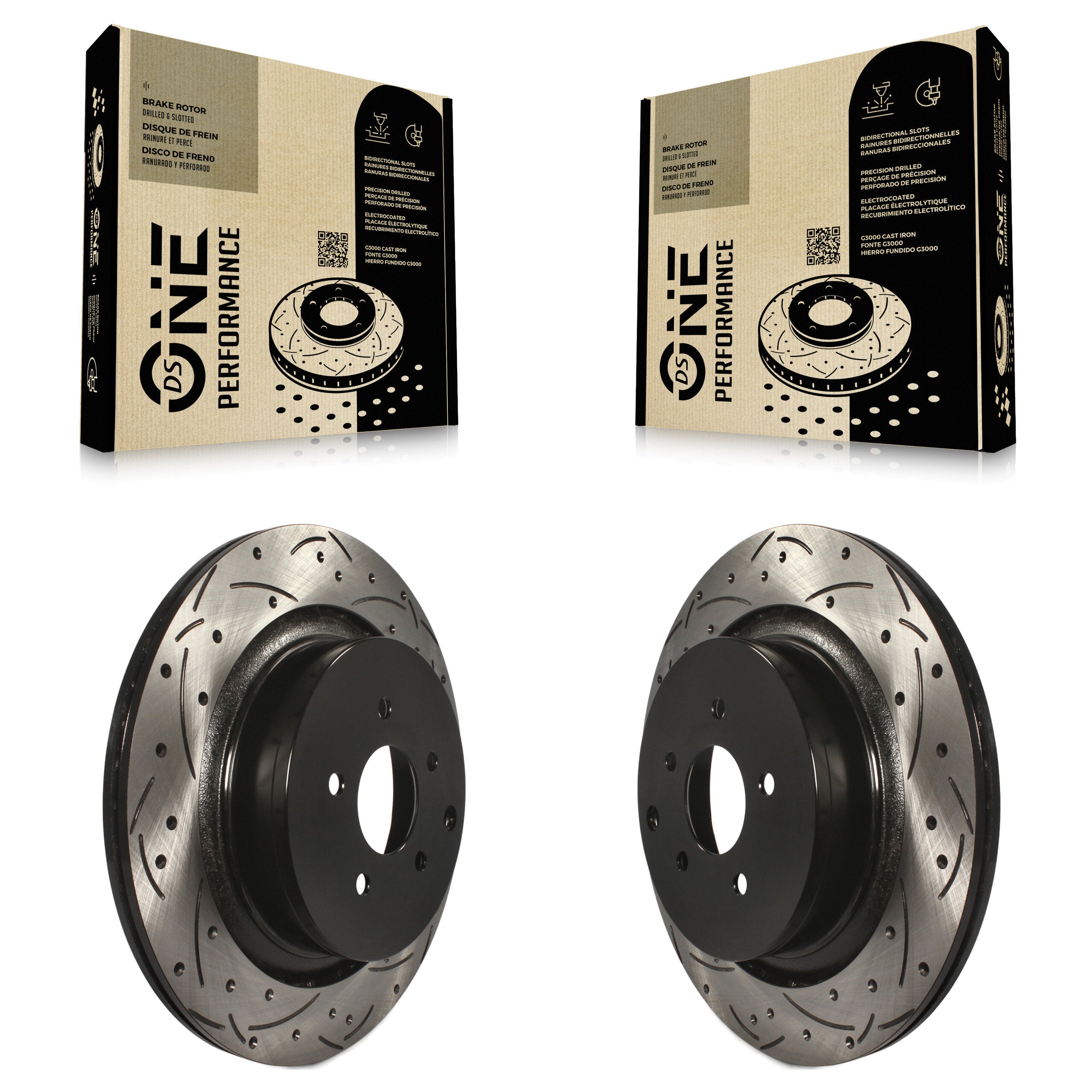 DS-One KD-100183 Disc Brake Rotor for 2009-2024 INFINITI Q60, INFINITI Q70L, INFINITI Q50 & more - Rear product image