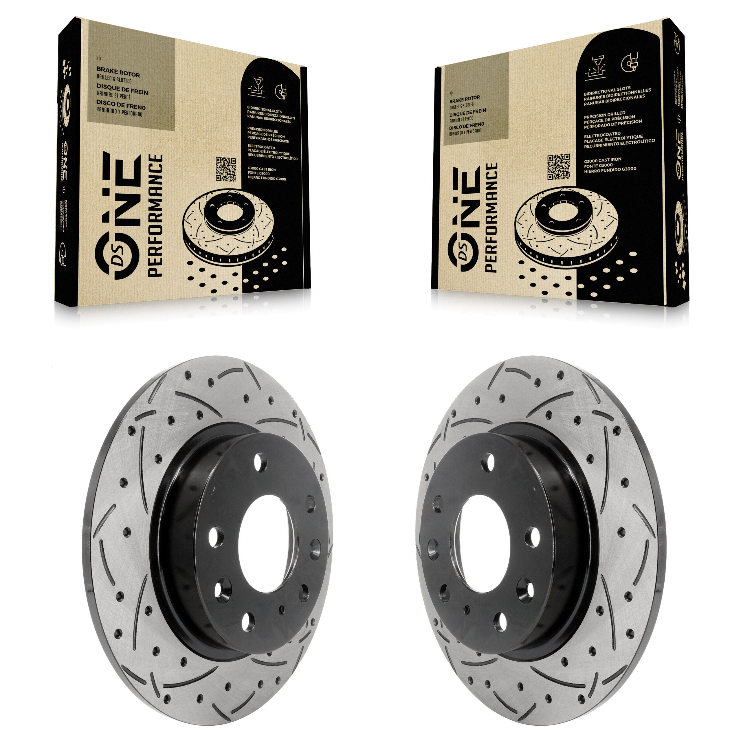 DS-One KD-100193 Disc Brake Rotor for 2014-2024 Mazda CX-30, Mazda CX-3, Mazda 3 & more - Rear product image
