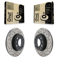 DS-One KD-100194 Disc Brake Rotor for 2015-2024 Dodge Hornet, Jeep Compass, Fiat 500X & more - Rear product image