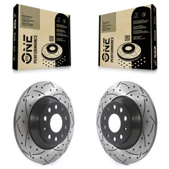 DS-One KD-100195 Disc Brake Rotor for 2016-2025 Audi Q3, Volkswagen Jetta, Audi TT Quattro & more - Rear product image