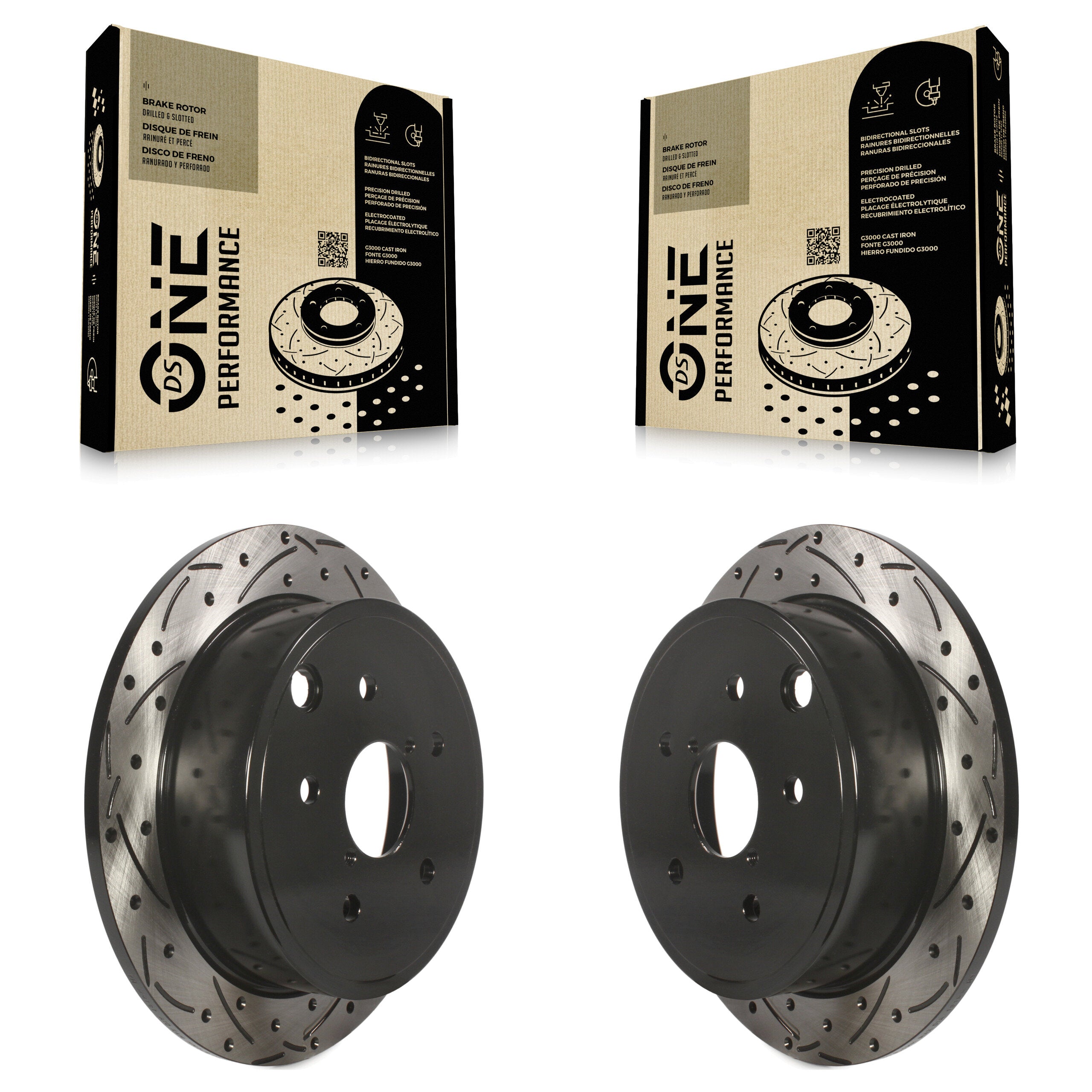 DS-One KD-100198 Disc Brake Rotor for 2015-2021 Subaru WRX - Rear product image