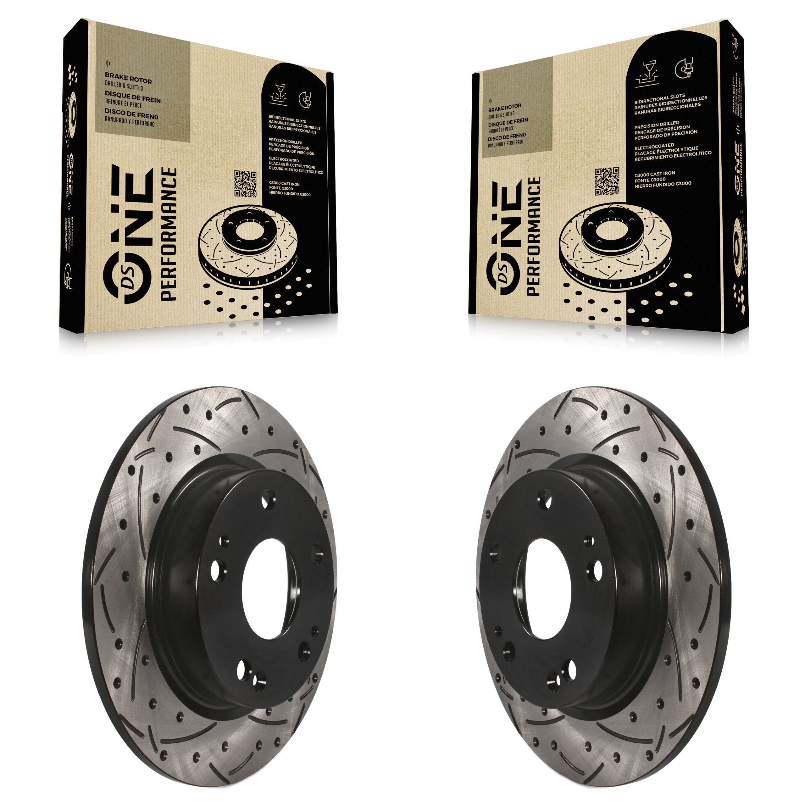 DS-One KD-100201 Disc Brake Rotor for 2016-2024 Honda Civic, Honda Insight - Rear product image