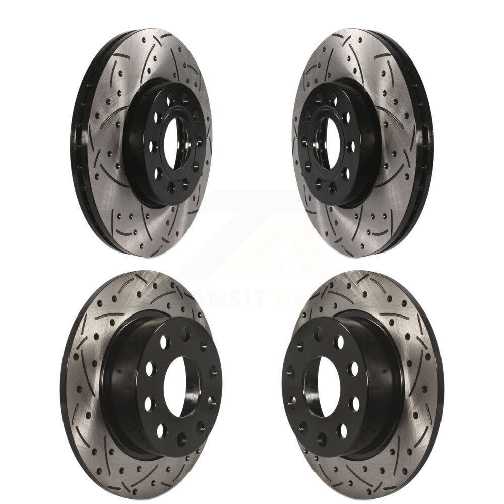 DS-One KD-100285 Disc Brake Rotor for 2013-2018 Volkswagen Jetta, Volkswagen Beetle, Volkswagen Golf SportWagen - Front and Rear product image