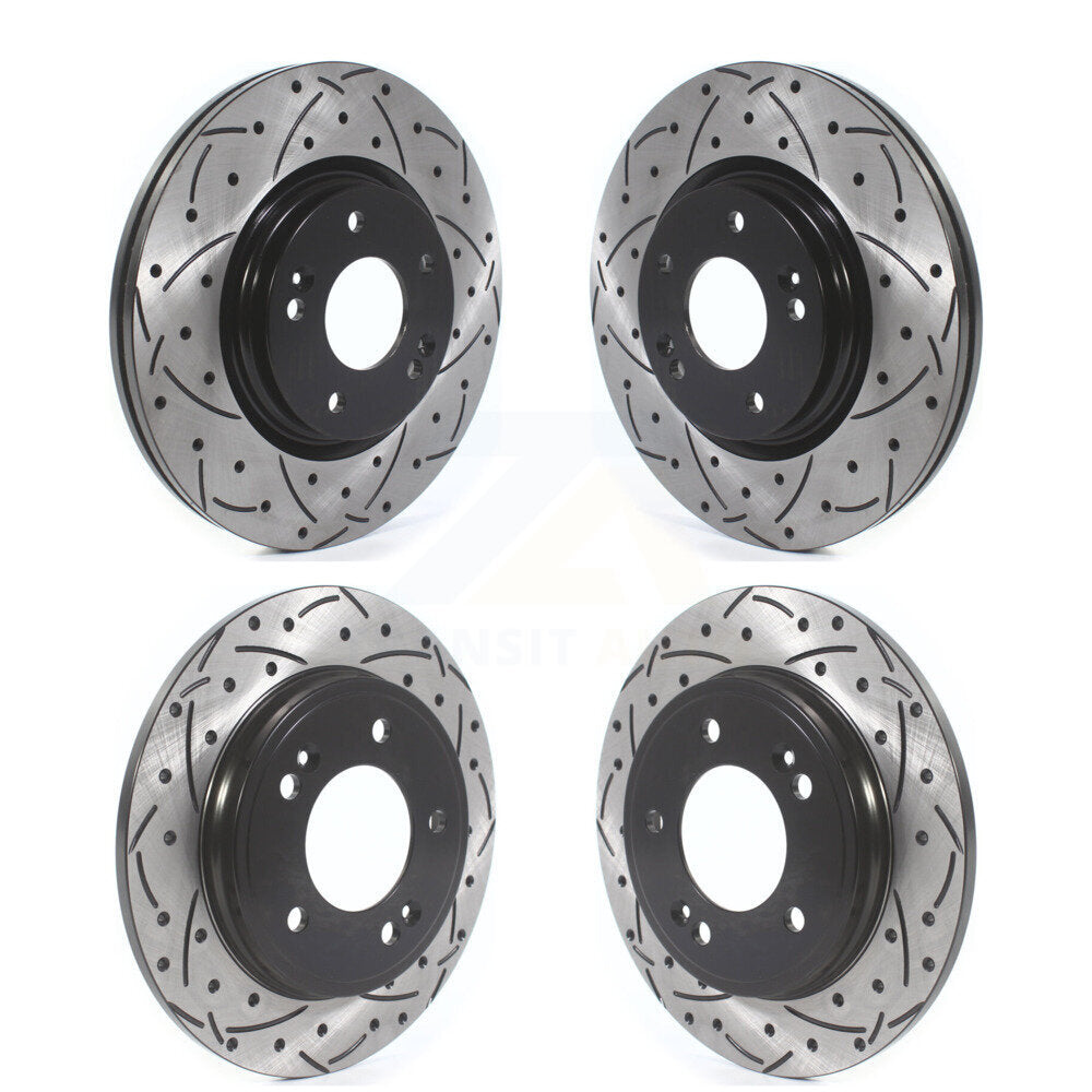 DS-One KD-100385 Disc Brake Rotor for 2017-2024 Kia Forte5, Kia Forte, Hyundai Veloster & more - Front and Rear product image