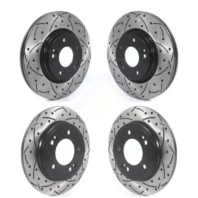 DS-One KD-100385 Disc Brake Rotor for 2017-2024 Kia Forte5, Kia Forte, Hyundai Veloster & more - Front and Rear product image