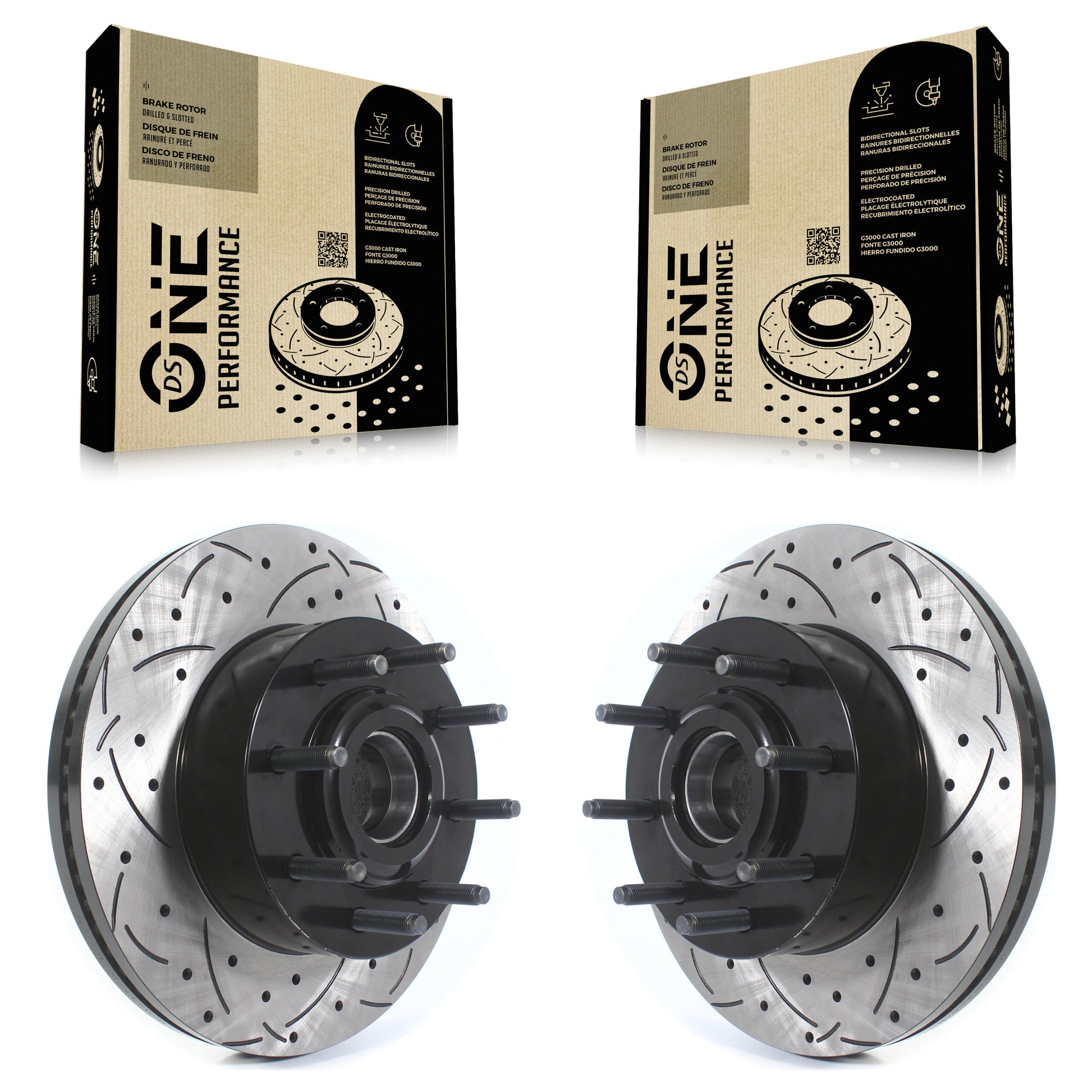 DS-One KD-100398 Disc Brake Rotor and Hub Assembly for 2013-2023 Ford F-250 Super Duty, Ford F-350 Super Duty - Front product image