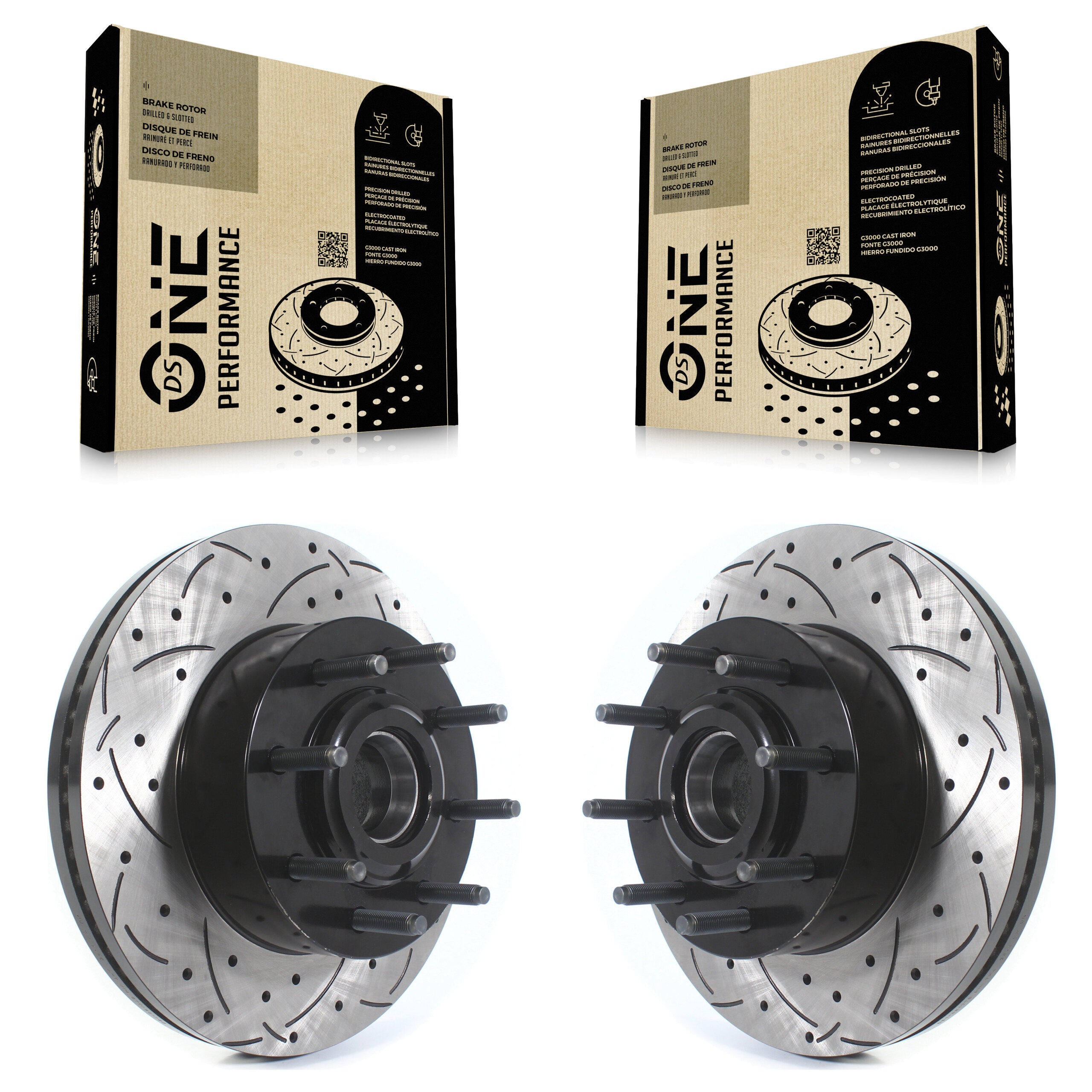 DS-One KD-100398 Disc Brake Rotor and Hub Assembly for 2013-2023 Ford F-250 Super Duty, Ford F-350 Super Duty - Front product image