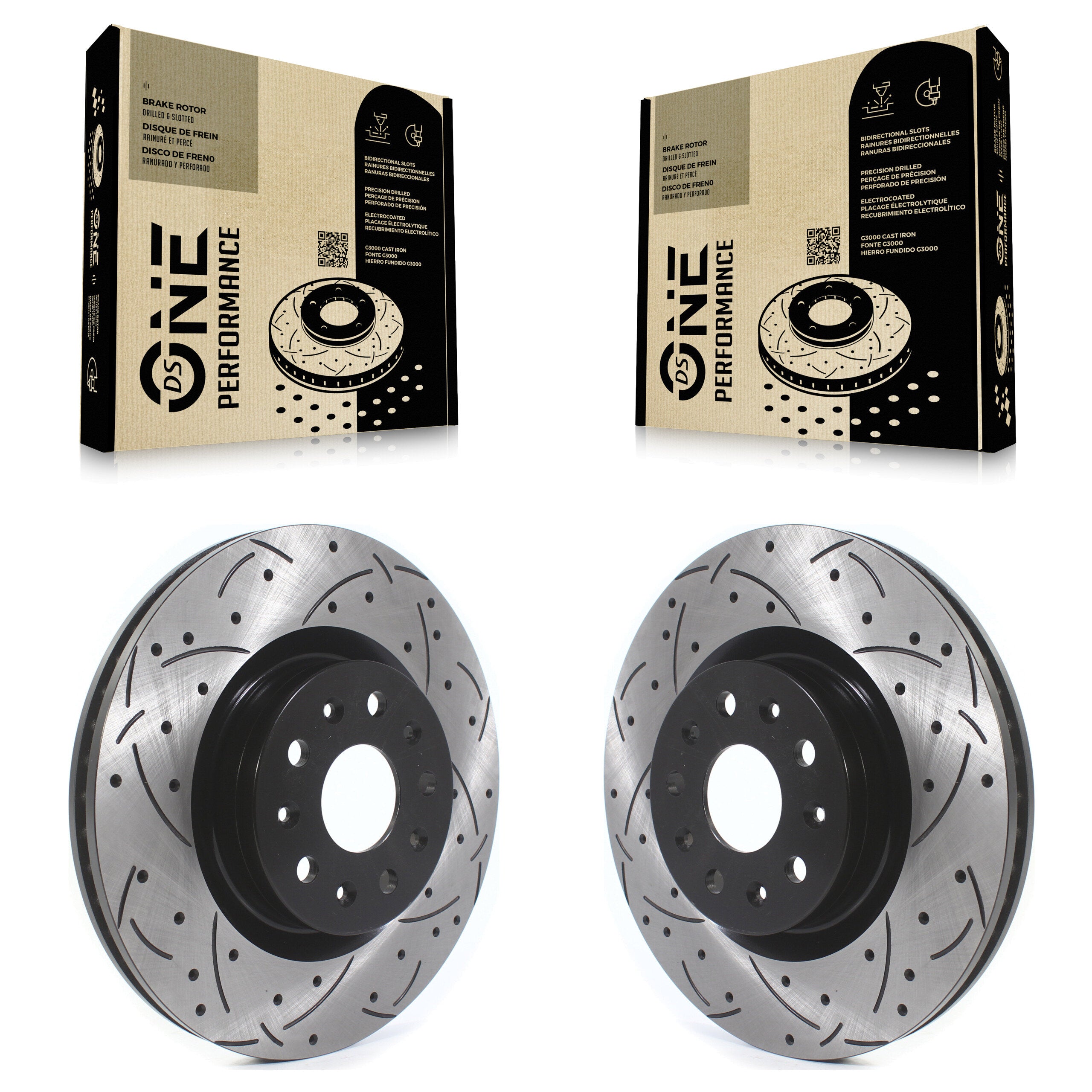 DS-One KD-100399 Disc Brake Rotor for 2014-2024 Cadillac CT5, Chevrolet Camaro, Cadillac CTS & more - Front product image