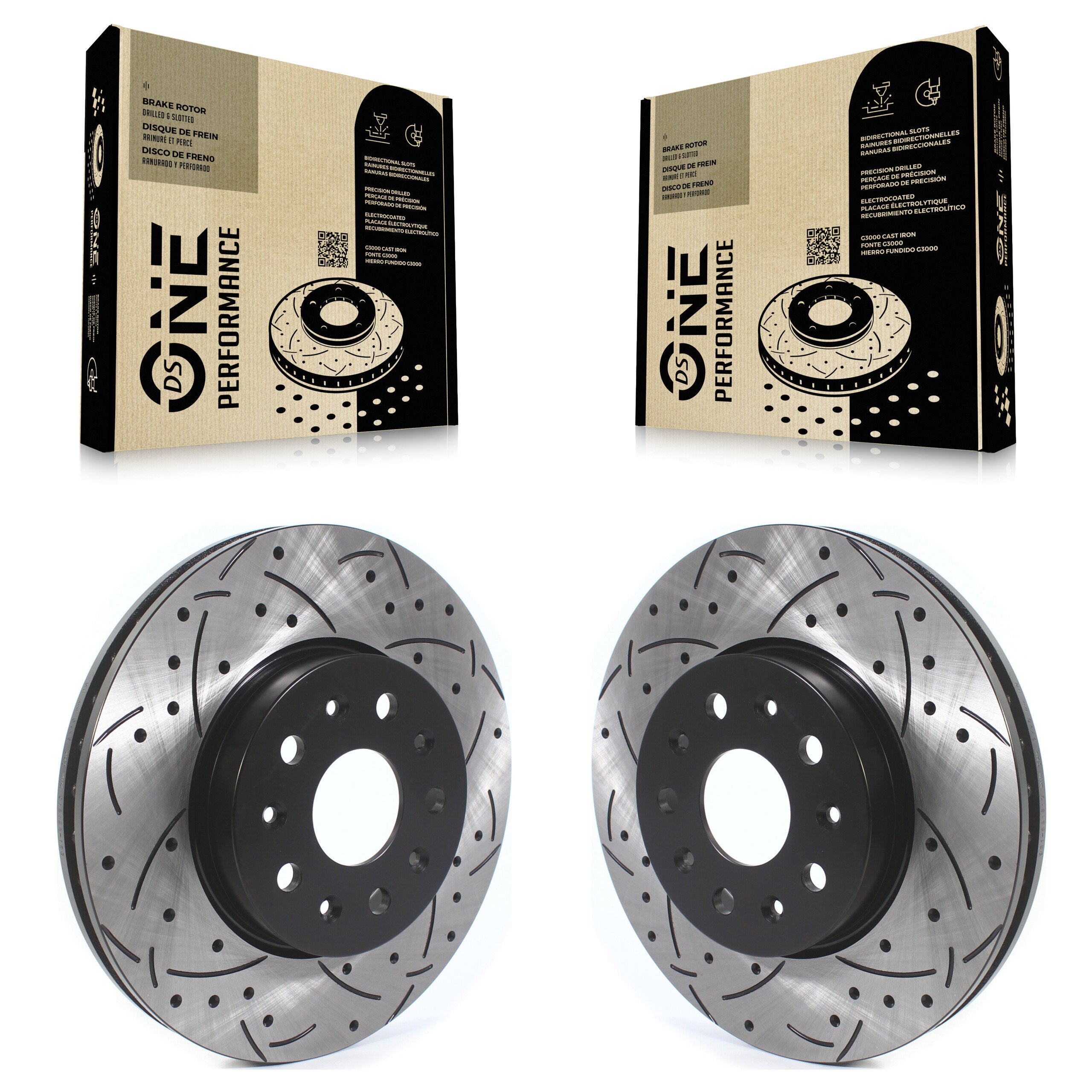 DS-One KD-100400 Disc Brake Rotor for 2014-2023 Cadillac CT5, Chevrolet Camaro, Cadillac CTS & more - Front product image