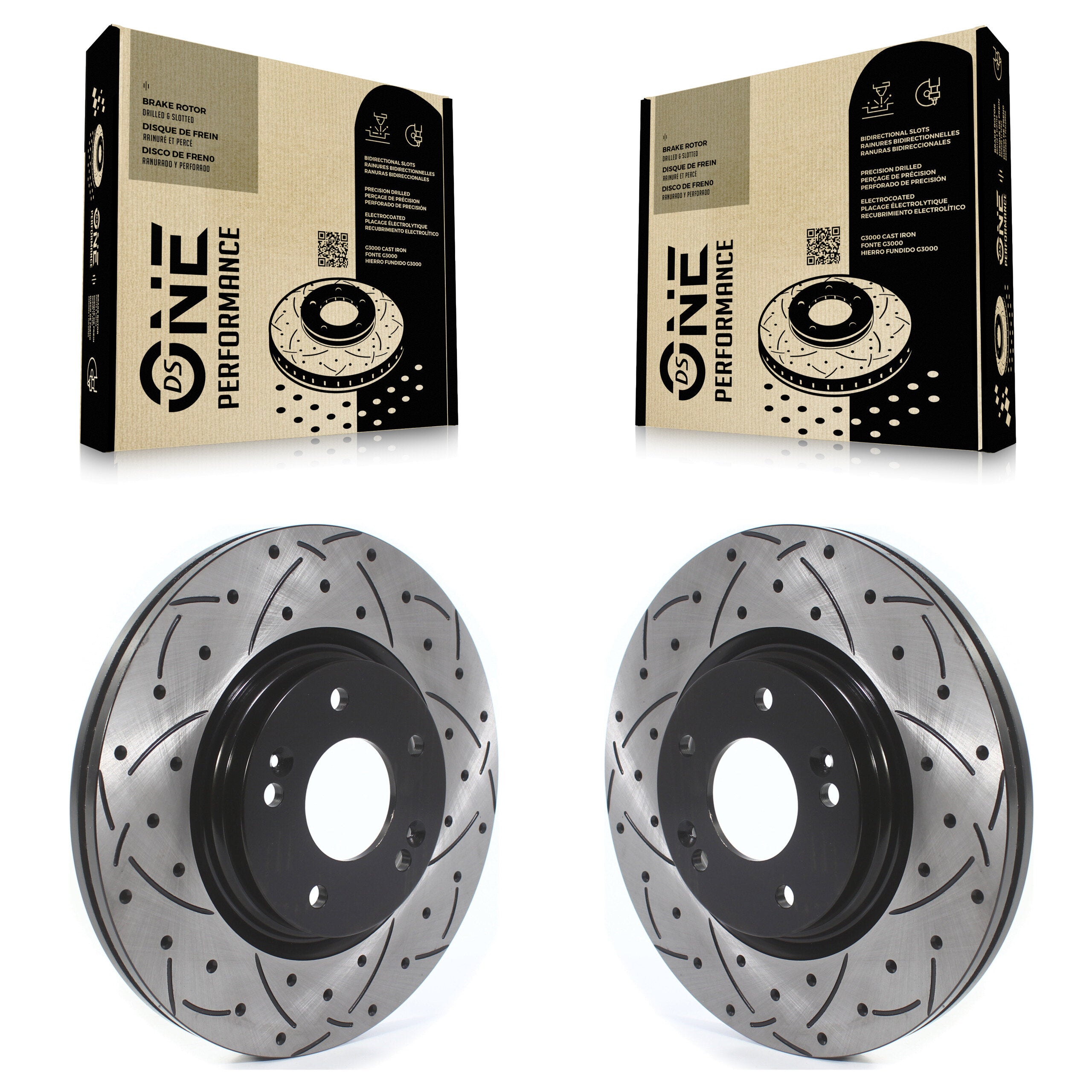 DS-One KD-100405 Disc Brake Rotor for 2015-2025 Hyundai Kona, Kia Seltos, Kia Forte5 & more - Front product image