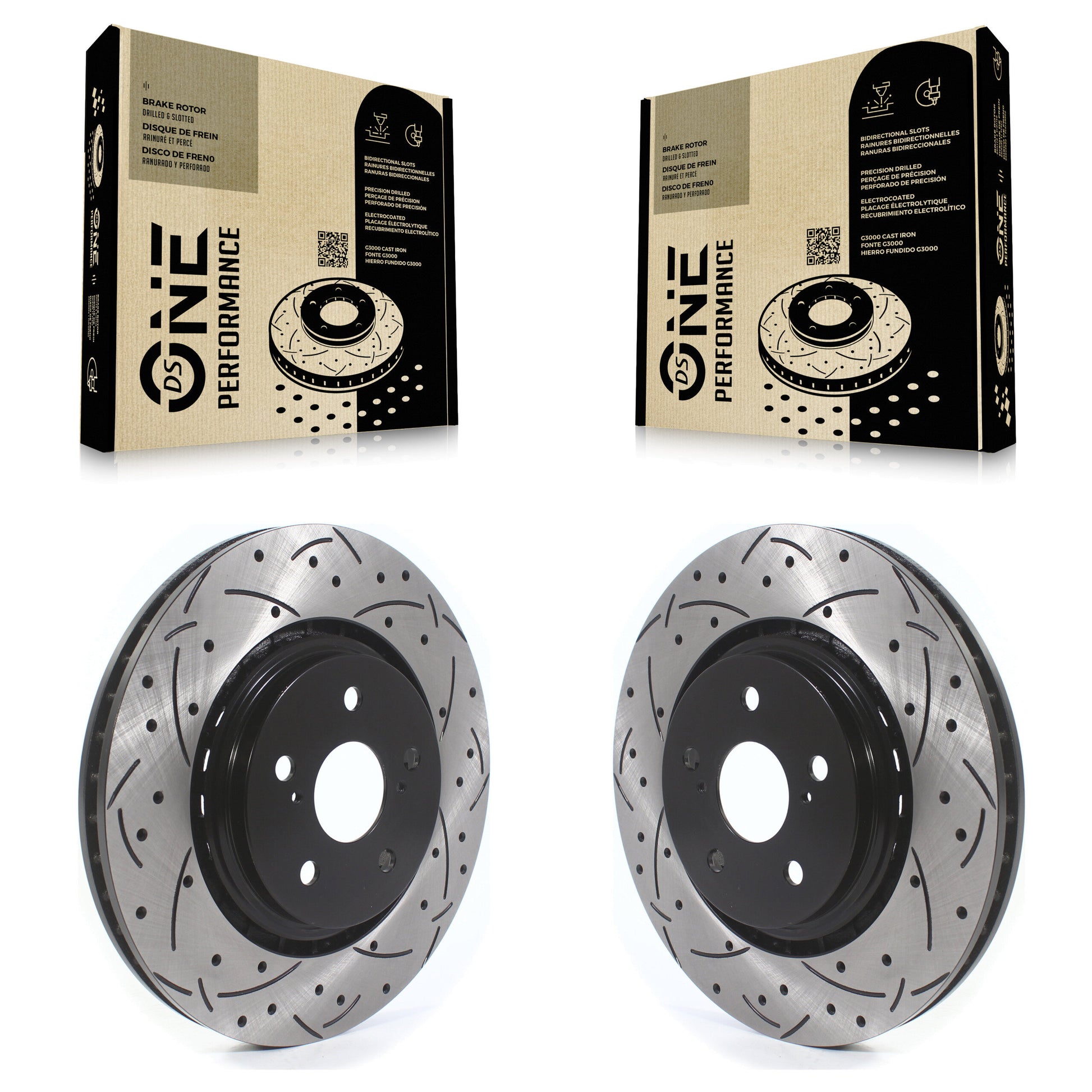 DS-One KD-100406 Disc Brake Rotor for 2016-2024 Toyota Crown, Lexus NX250, Lexus NX350 & more - Front product image
