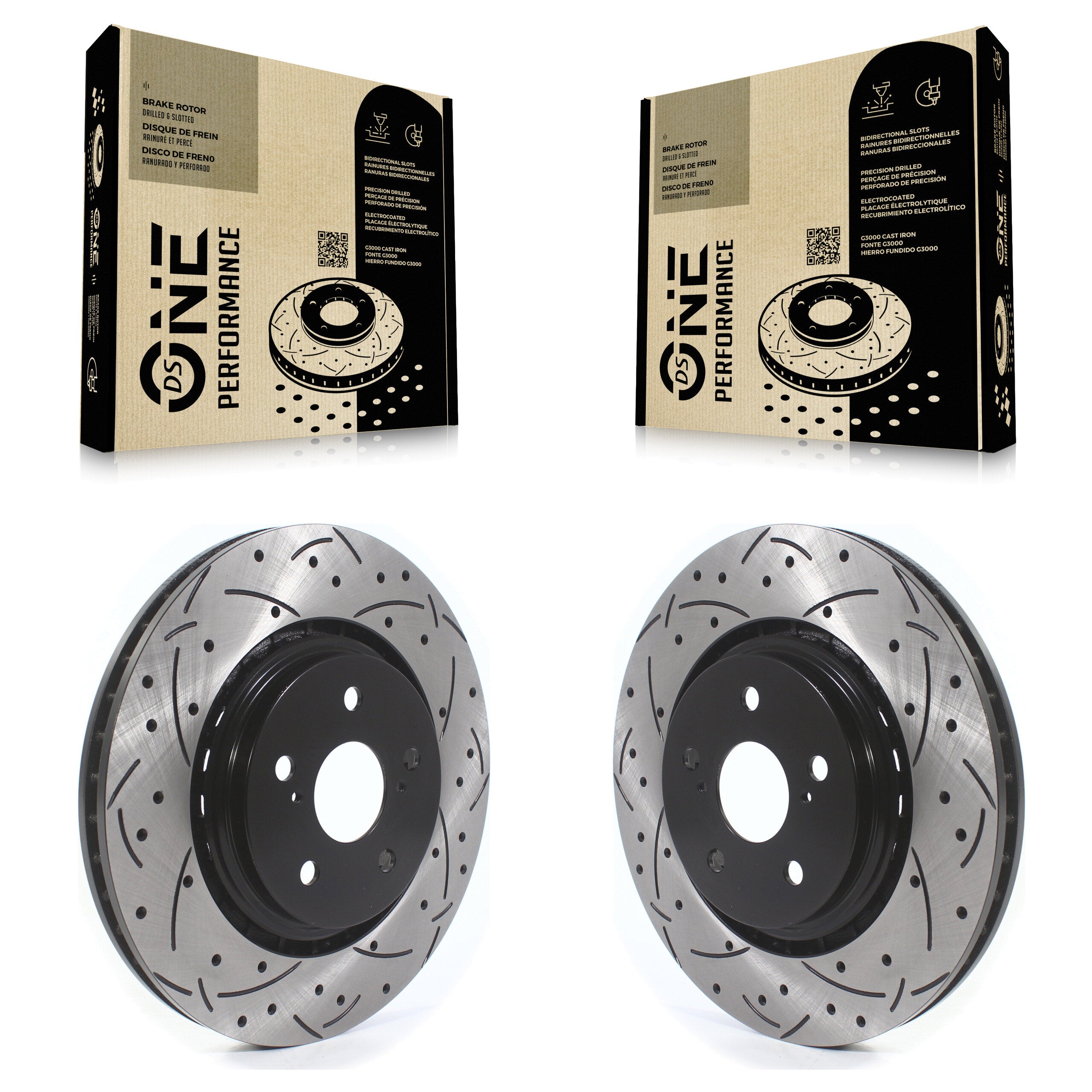 DS-One KD-100406 Disc Brake Rotor for 2016-2024 Toyota Crown, Lexus NX250, Lexus NX350 & more - Front product image