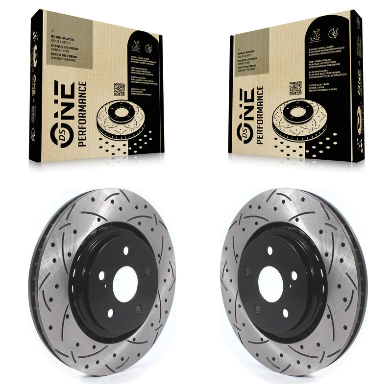 DS-One KD-100406 Disc Brake Rotor for 2016-2024 Toyota Crown, Lexus NX250, Lexus NX350 & more - Front product image