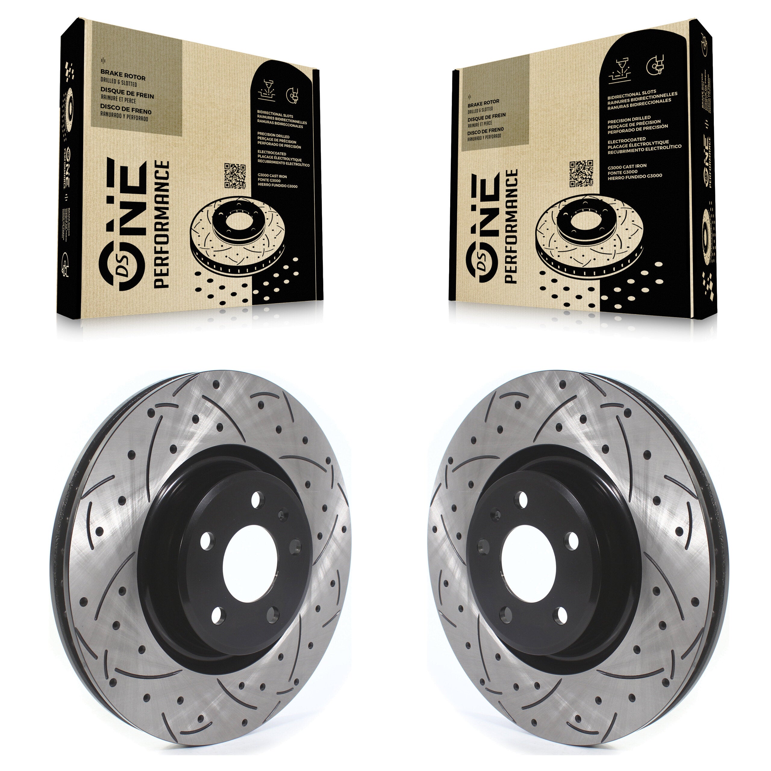DS-One KD-100407 Disc Brake Rotor for 2017-2025 Audi Q5 Sportback, Audi A6 Quattro, Audi Q5 & more - Front product image