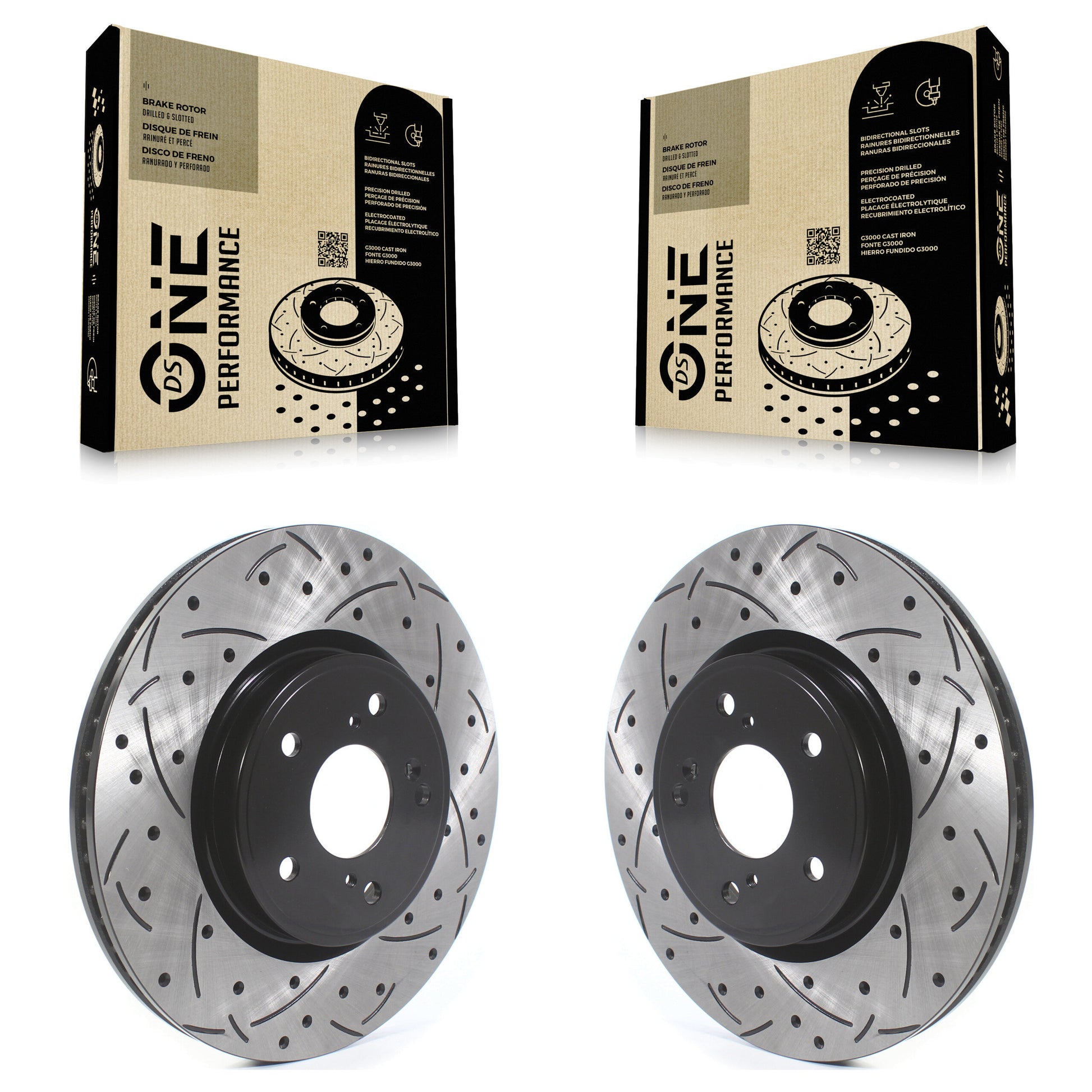 DS-One KD-100408 Disc Brake Rotor for 2017-2024 Acura Integra, Honda Accord, Honda HR-V & more - Front product image