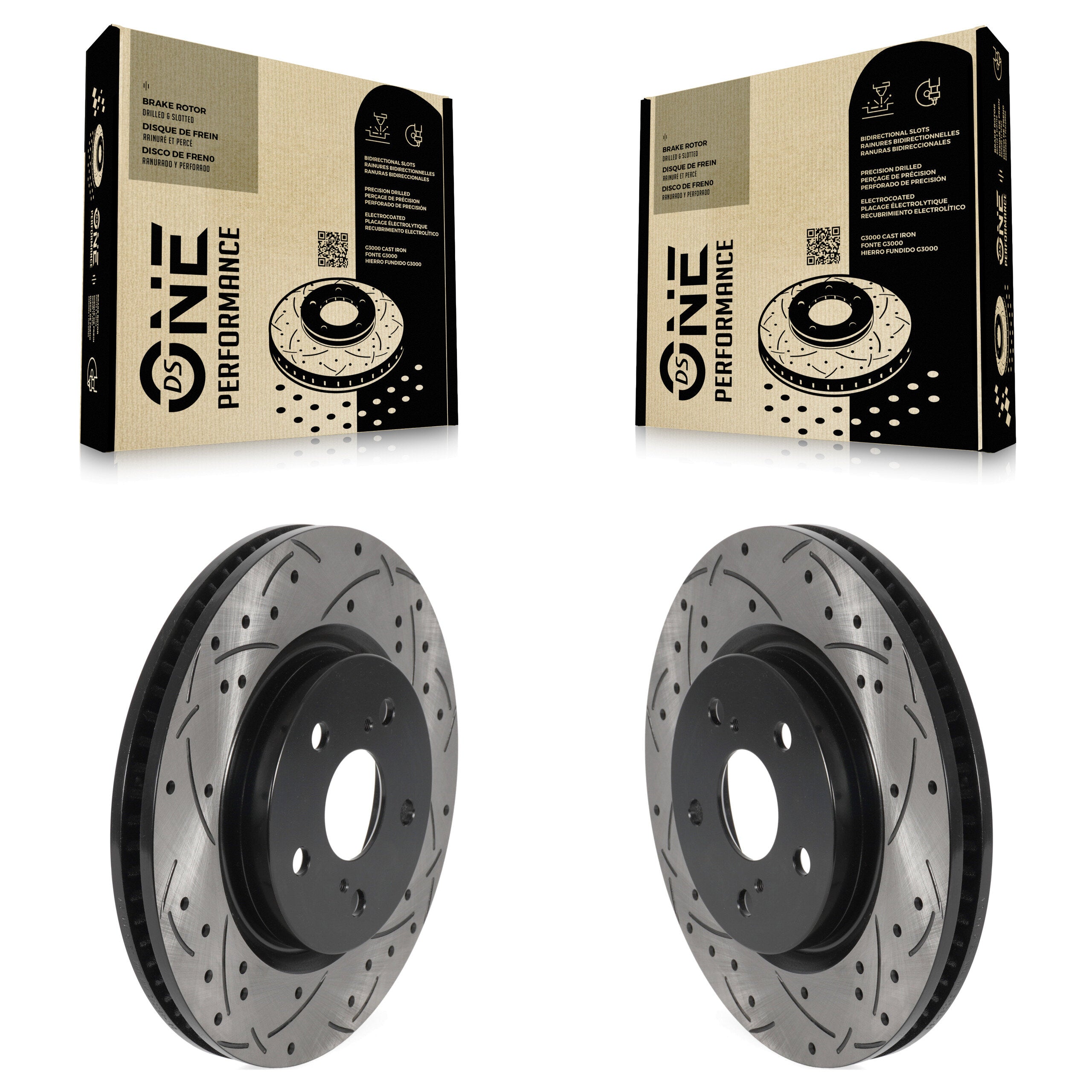 DS-One KD-100409 Disc Brake Rotor for 2018-2024 Toyota Camry, Toyota Prius, Toyota Prius Prime & more - Front product image
