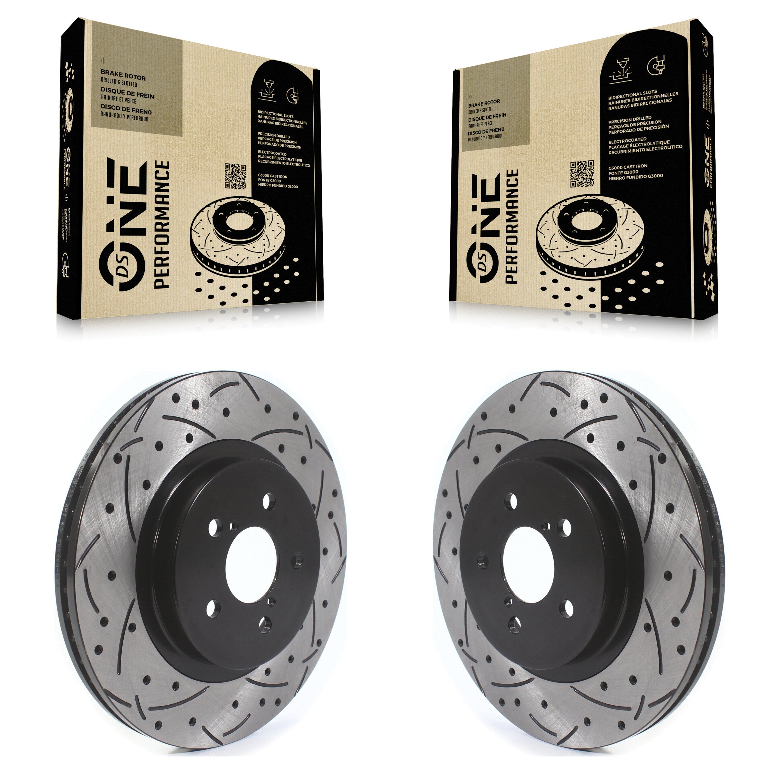 DS-One KD-100410 Disc Brake Rotor for 2017-2023 Subaru Crosstrek, Subaru Impreza - Front product image