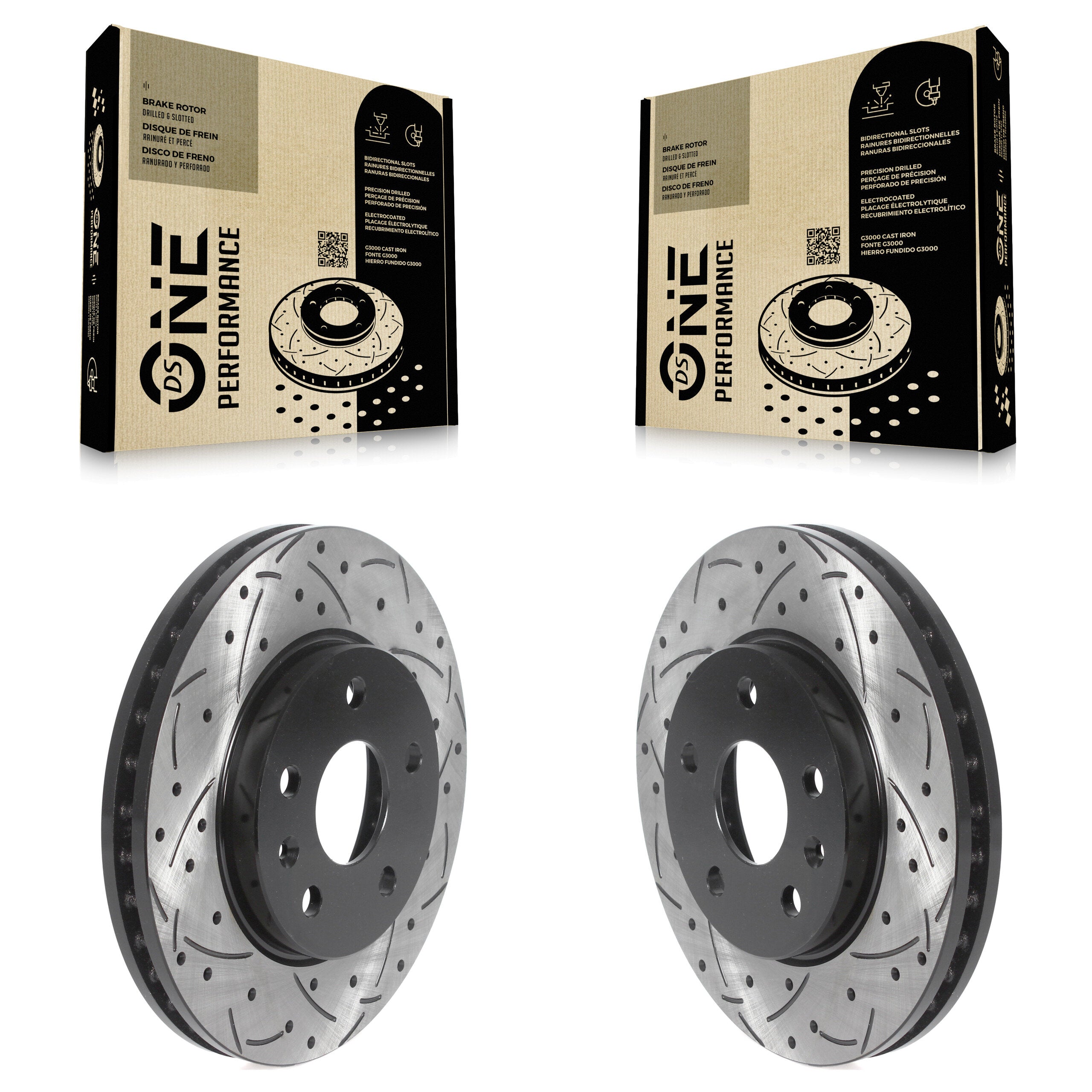 DS-One KD-100424 Disc Brake Rotor for 2011-2017 Chevrolet Malibu Limited, Chevrolet Malibu, Buick LaCrosse & more - Front product image