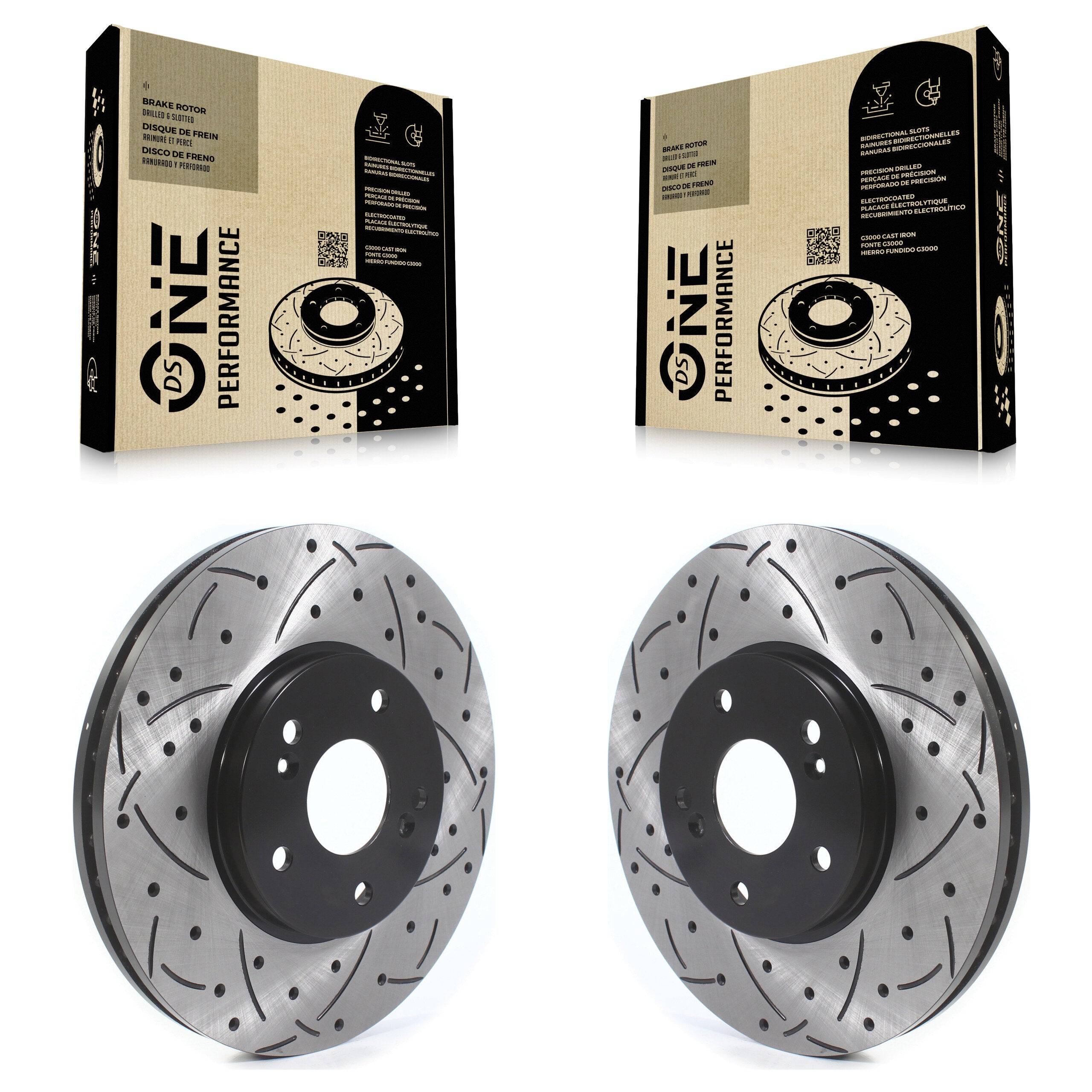 DS-One KD-100433 Disc Brake Rotor for 1999-2014 Honda Accord, Acura TL, Acura TSX & more - Front product image