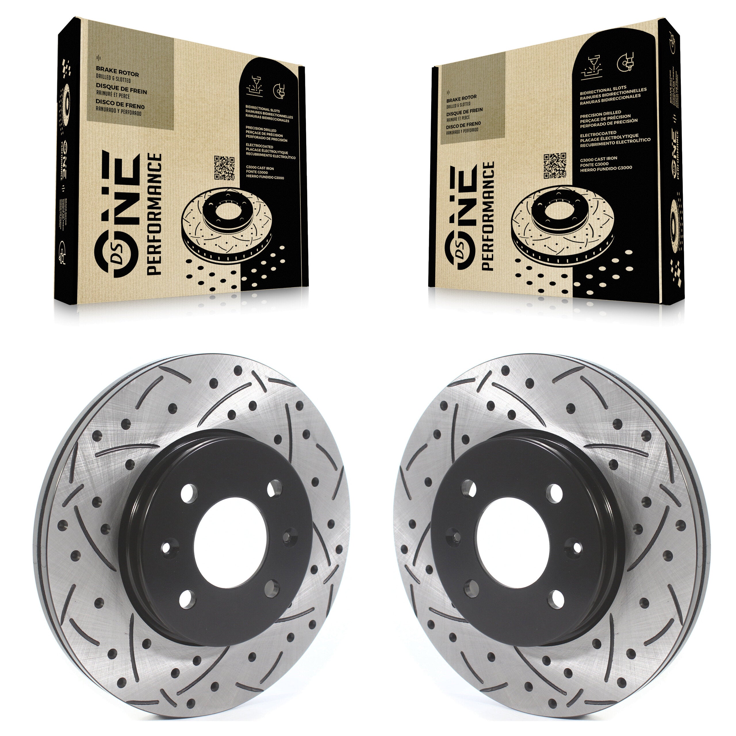 DS-One KD-100450 Disc Brake Rotor for 2012-2018 Kia Rio, Hyundai Accent - Front product image