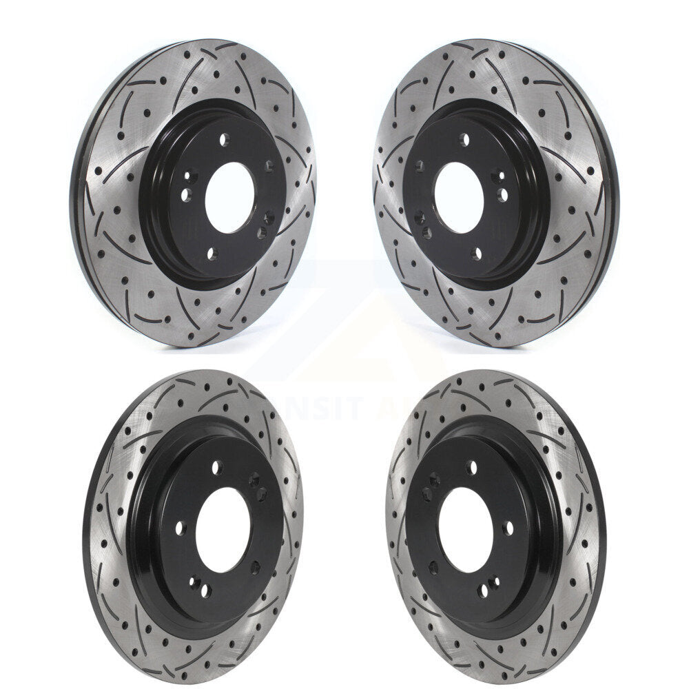 DS-One KD-100512 Disc Brake Rotor for 2016-2024 Kia Forte5, Hyundai Elantra GT, Kia Optima & more - Front and Rear product image