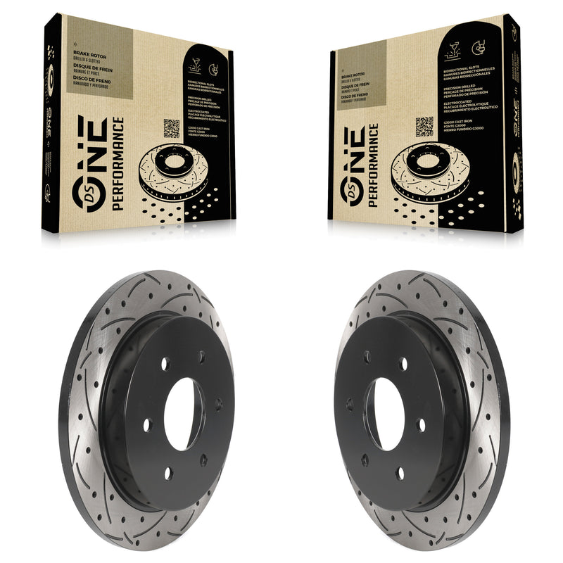 DS-One KD-100528 Disc Brake Rotor for 2004-2019 Nissan Armada, INFINITI QX56, Nissan Pathfinder Armada & more - Rear product image