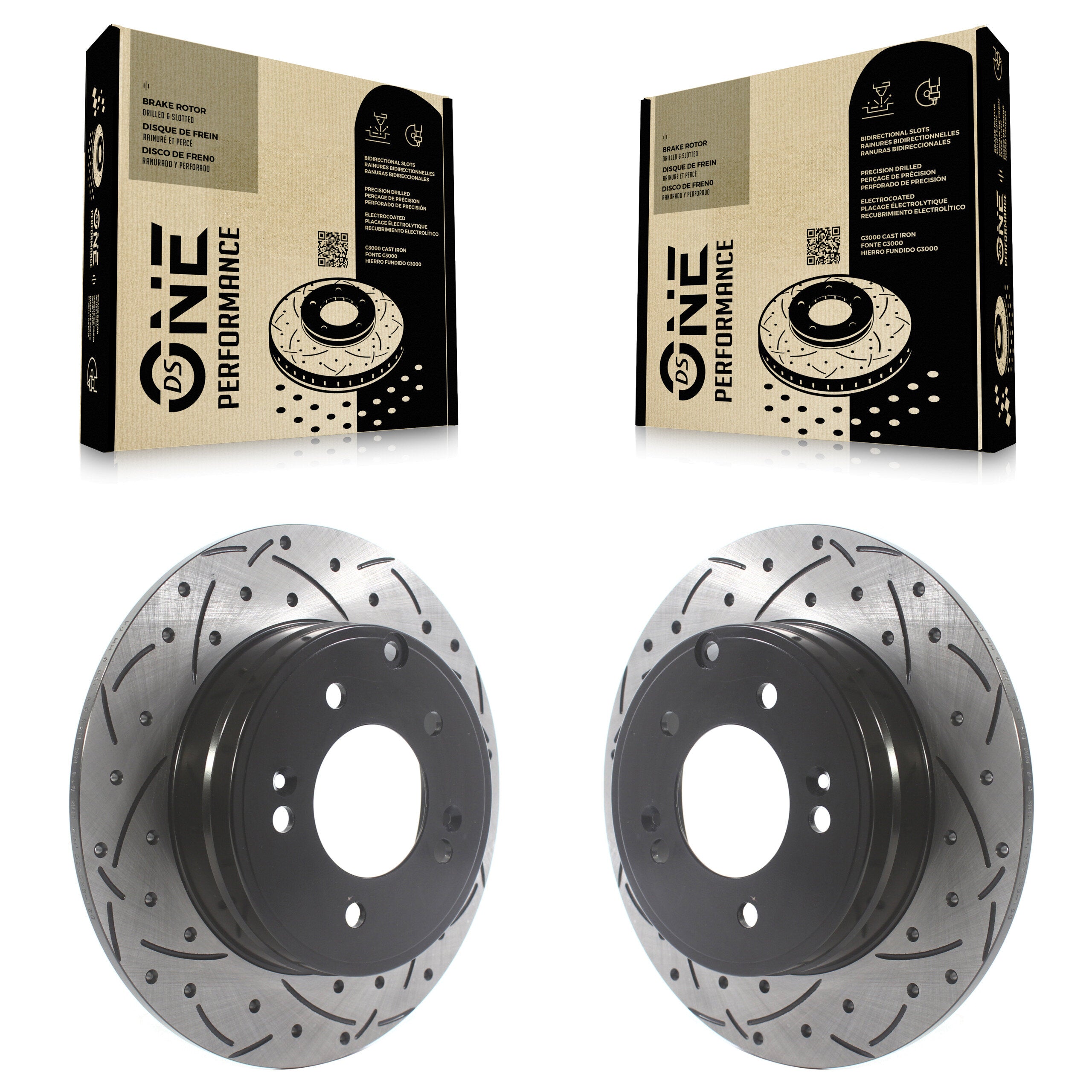 DS-One KD-100531 Disc Brake Rotor for 2006-2020 Hyundai Azera, Hyundai Tucson, Hyundai Sonata & more - Rear product image