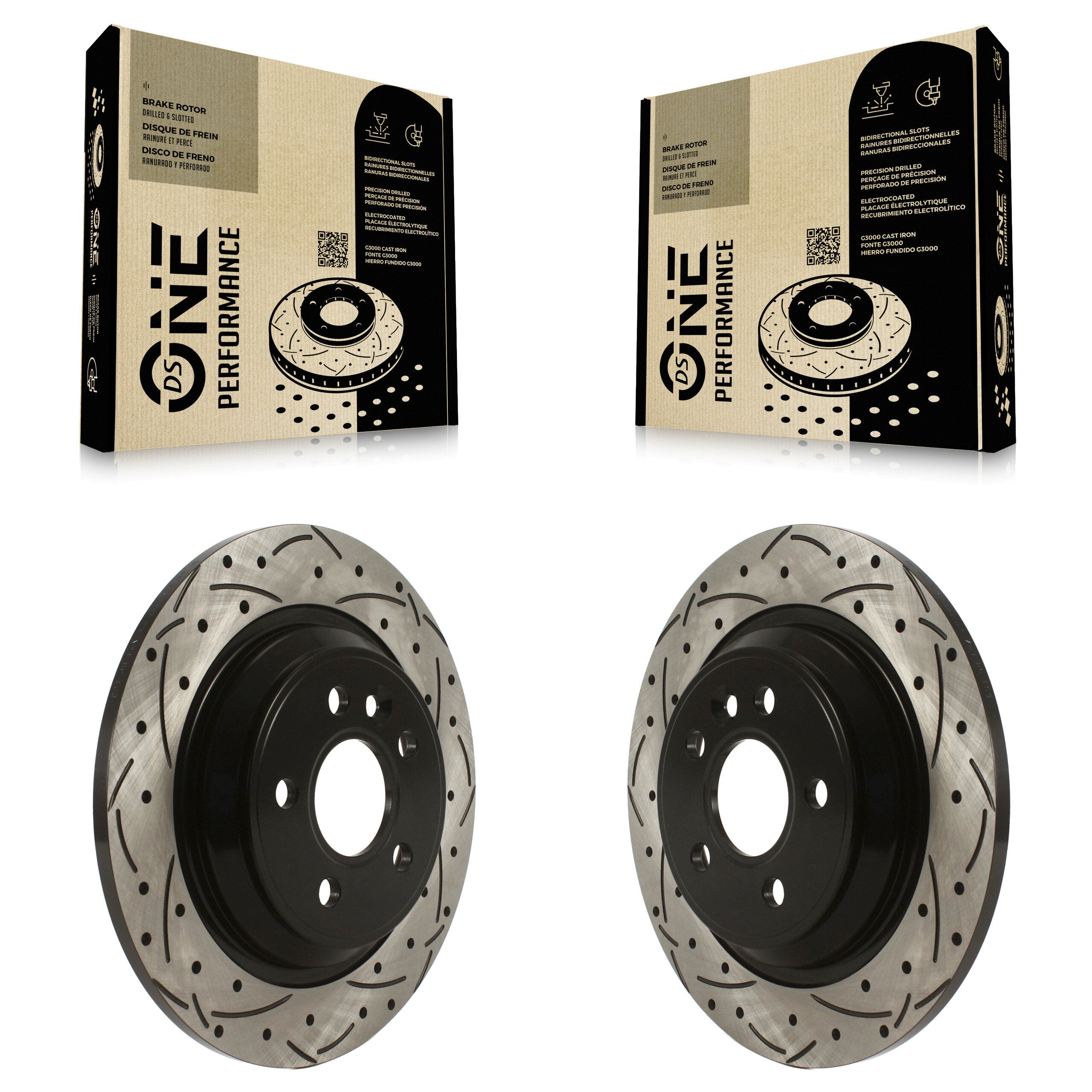 DS-One KD-100533 Disc Brake Rotor for 2007-2018 Volvo S60 Cross Country, Volvo S60, Volvo V60 & more - Rear product image