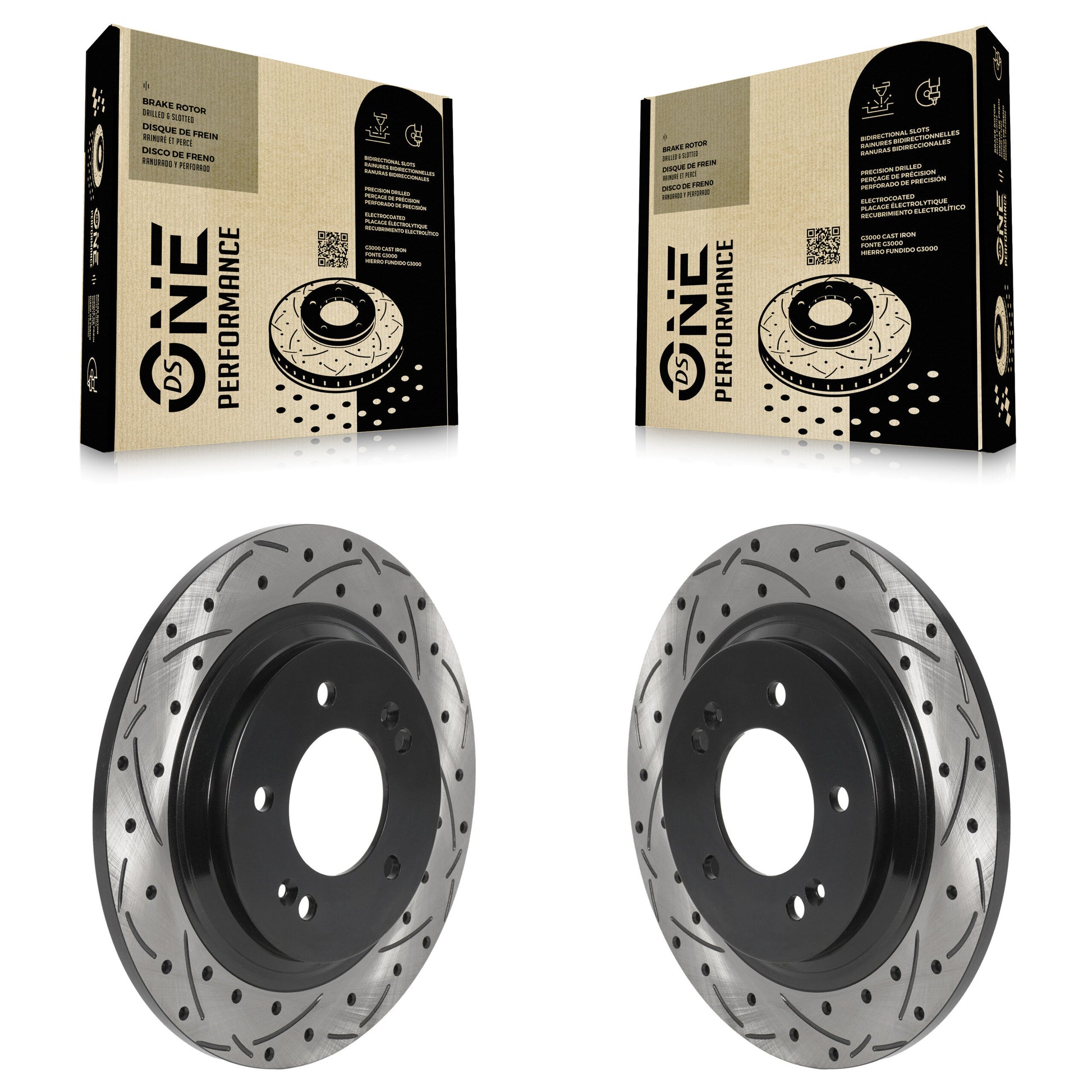DS-One KD-100545 Disc Brake Rotor for 2013-2025 Kia K5, Hyundai Kona, Hyundai Sonata & more - Rear product image