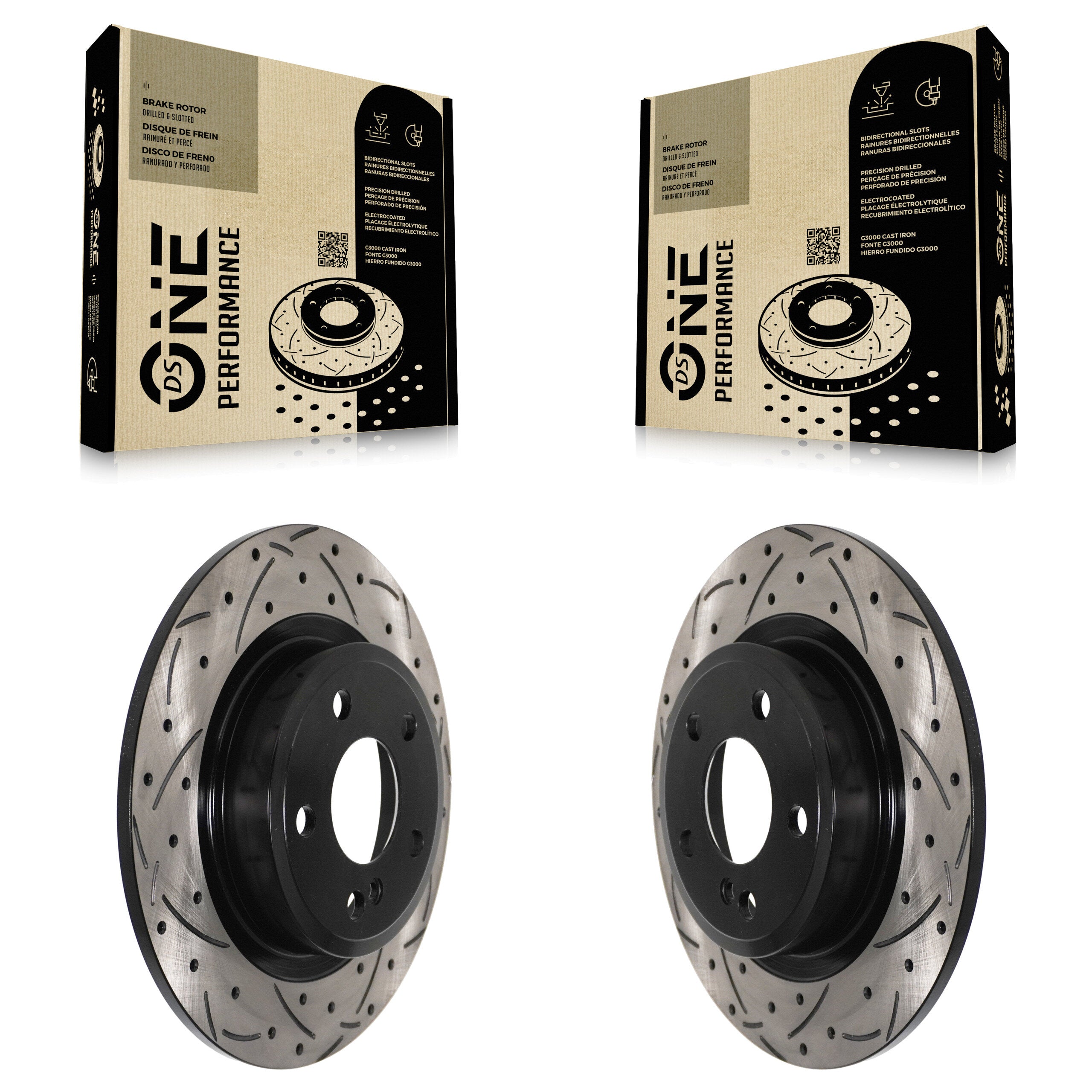 DS-One KD-100547 Disc Brake Rotor for 2013-2020 Mercedes-Benz CLA250, INFINITI QX30, Mercedes-Benz B250e & more - Rear product image