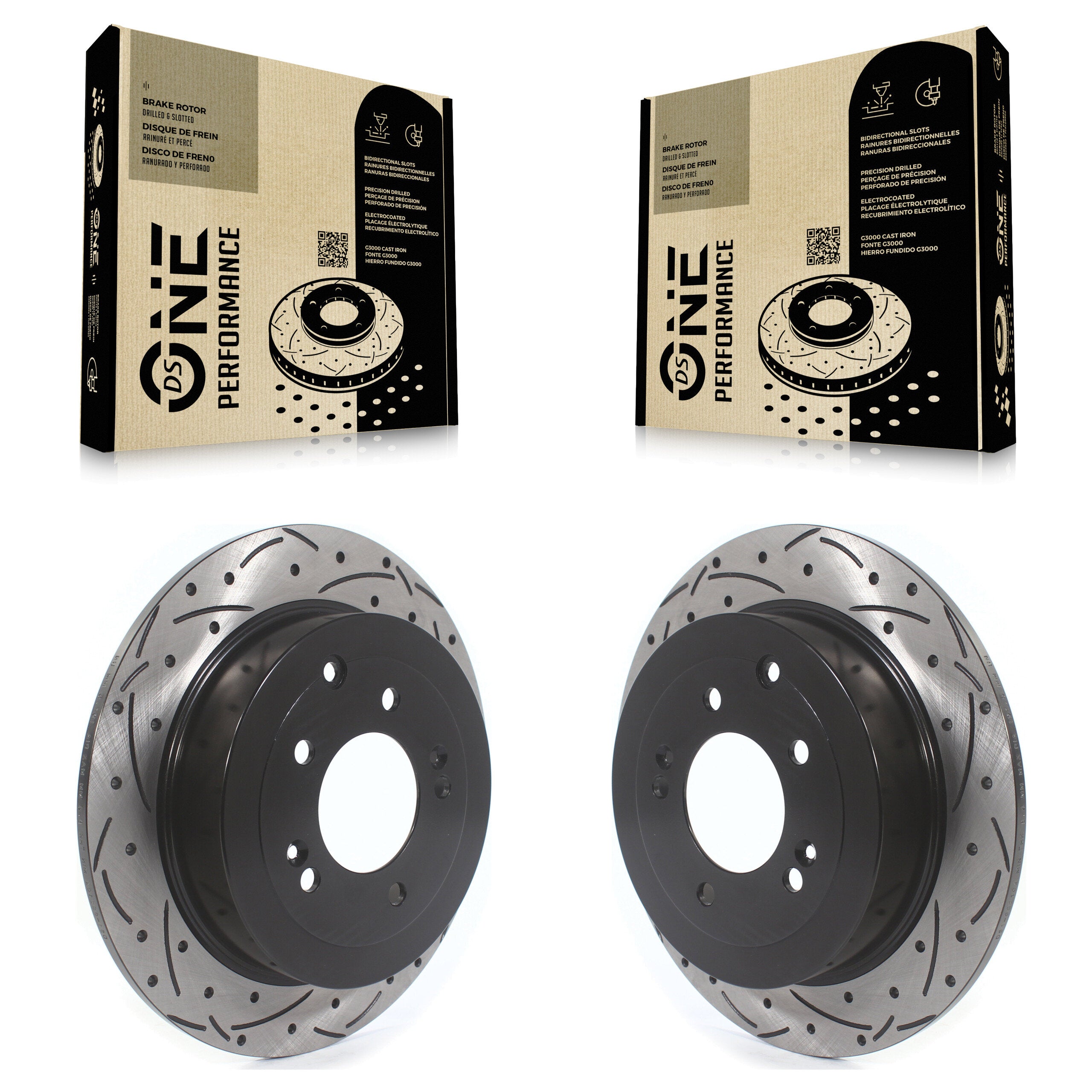 DS-One KD-100553 Disc Brake Rotor for 2016-2022 Hyundai Tucson, Kia Sportage - Rear product image