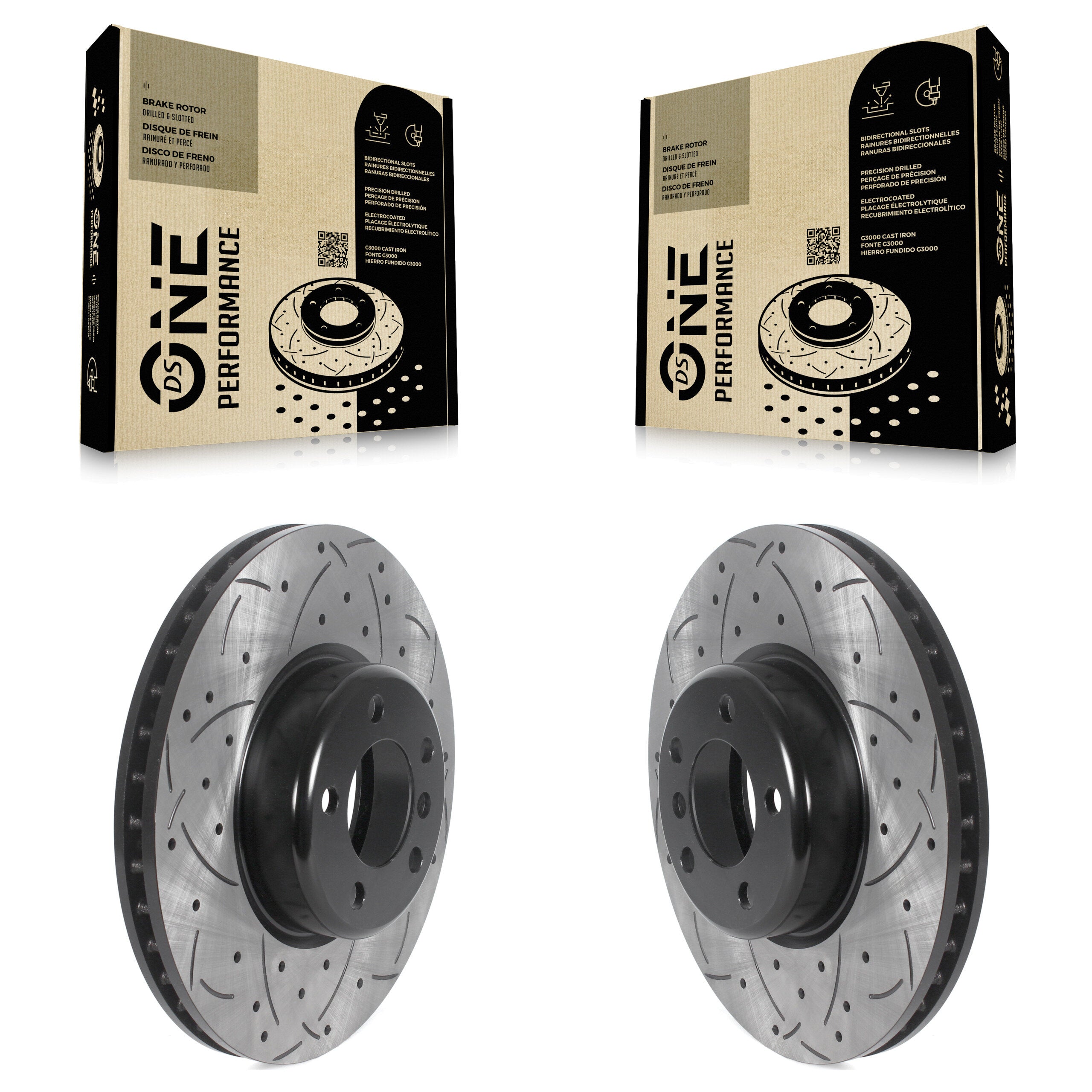 DS-One KD-100564 Disc Brake Rotor for 2012-2020 BMW 430i xDrive, BMW 430i xDrive Gran Coupe, BMW 230i & more - Front product image