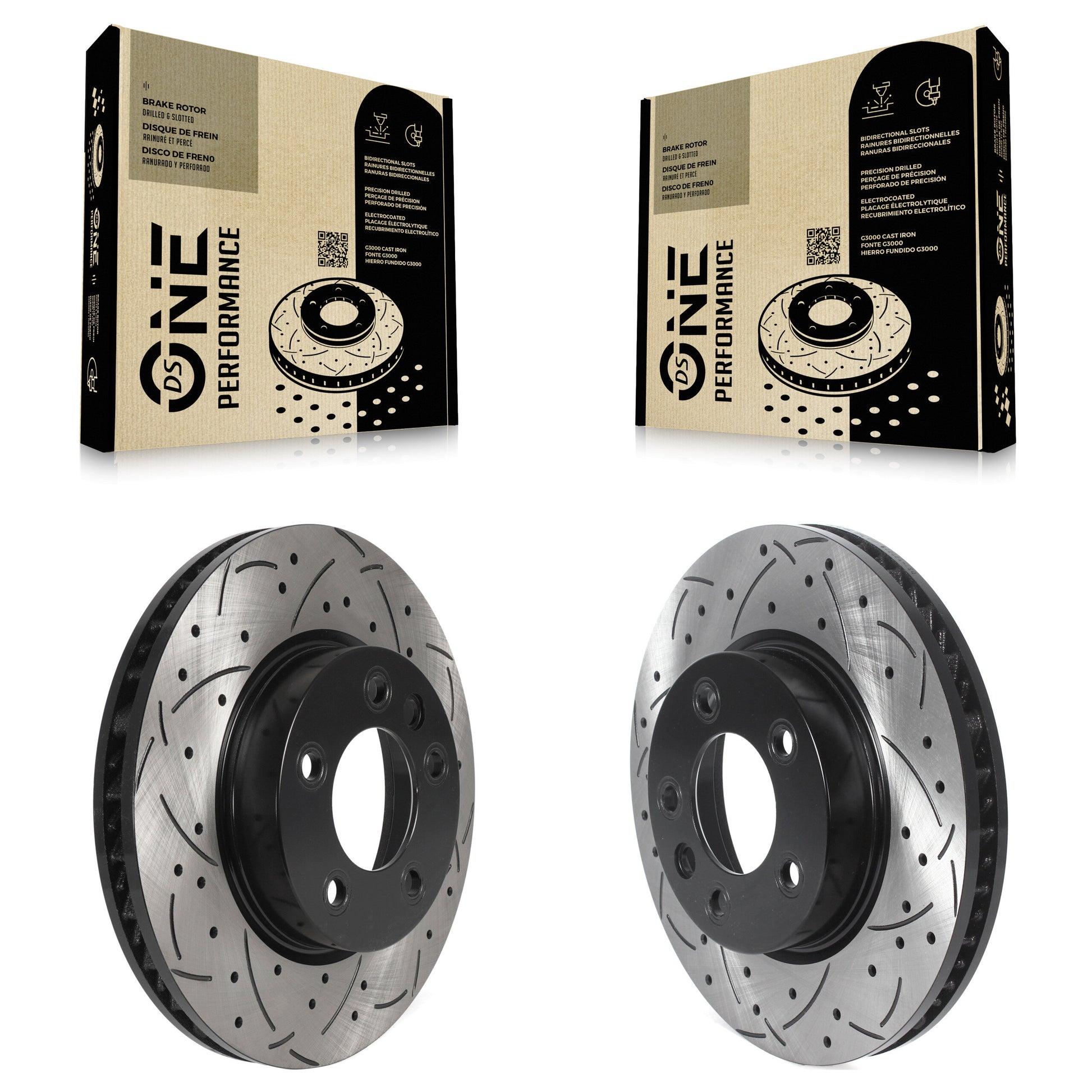 DS-One KD-100570 Disc Brake Rotor for 2003-2017 Porsche Cayenne, Volkswagen Touareg - Front product image