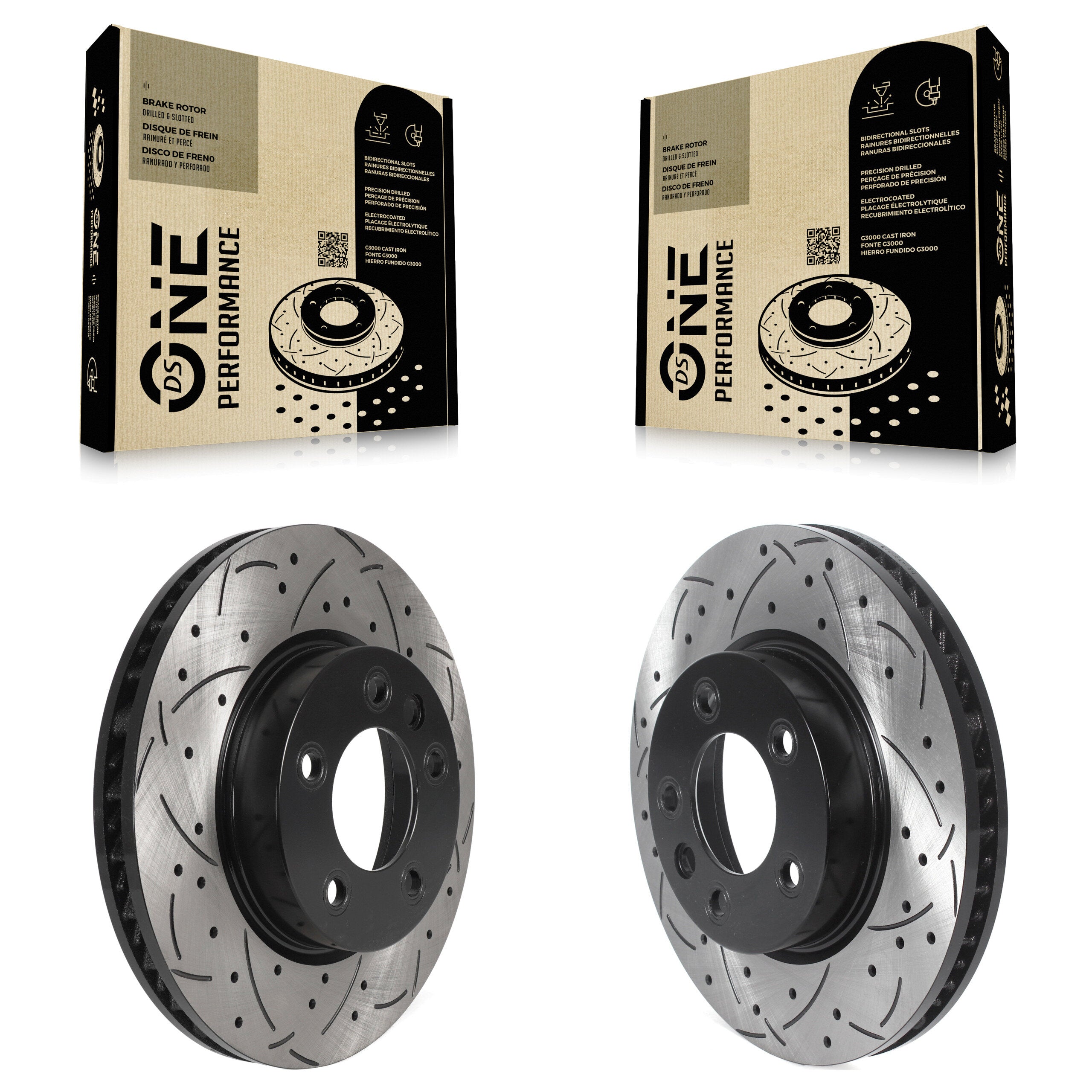 DS-One KD-100570 Disc Brake Rotor for 2003-2017 Porsche Cayenne, Volkswagen Touareg - Front product image