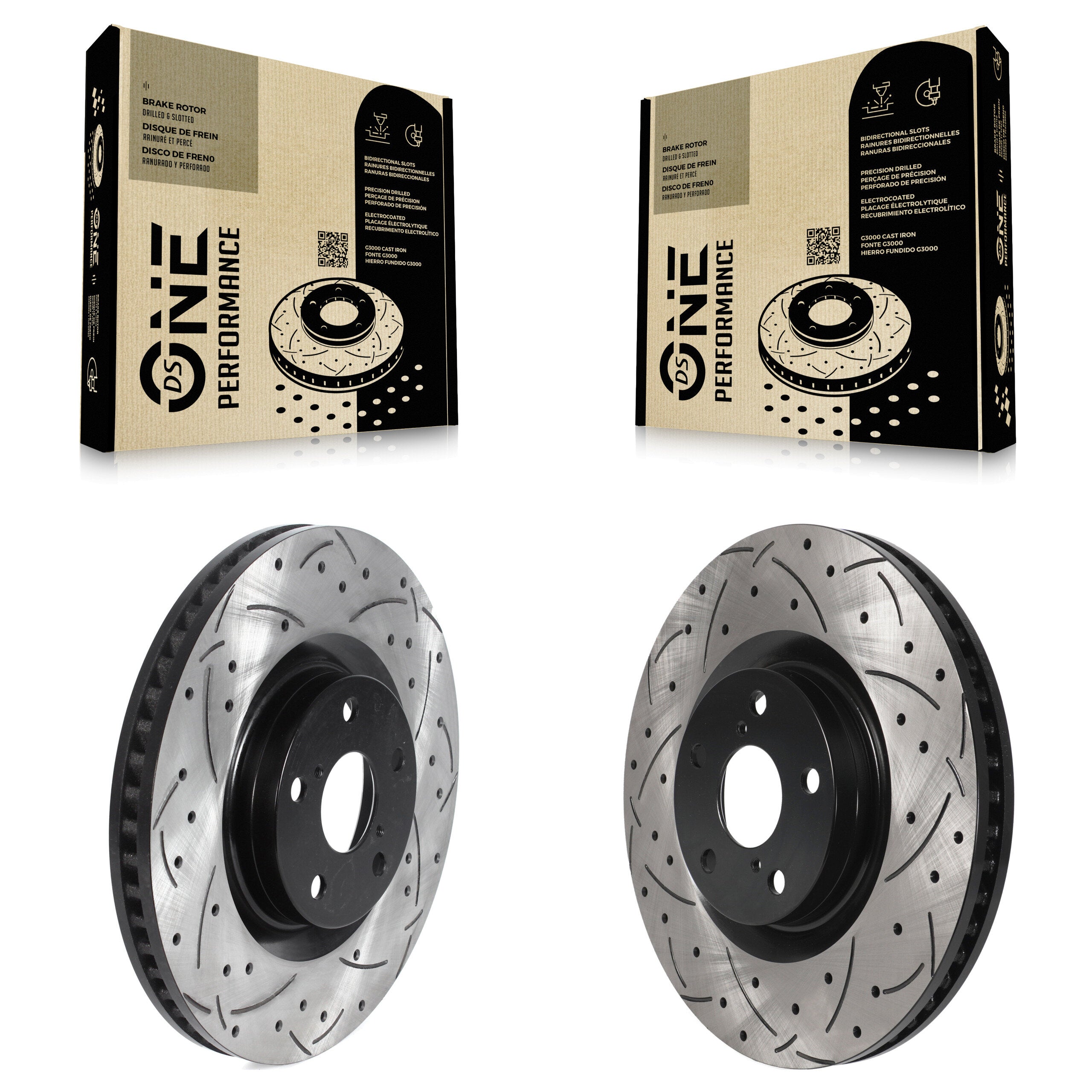 DS-One KD-100571 Disc Brake Rotor for 2007-2024 Lexus IS300, Lexus IS350, Lexus RC300 & more - Front product image