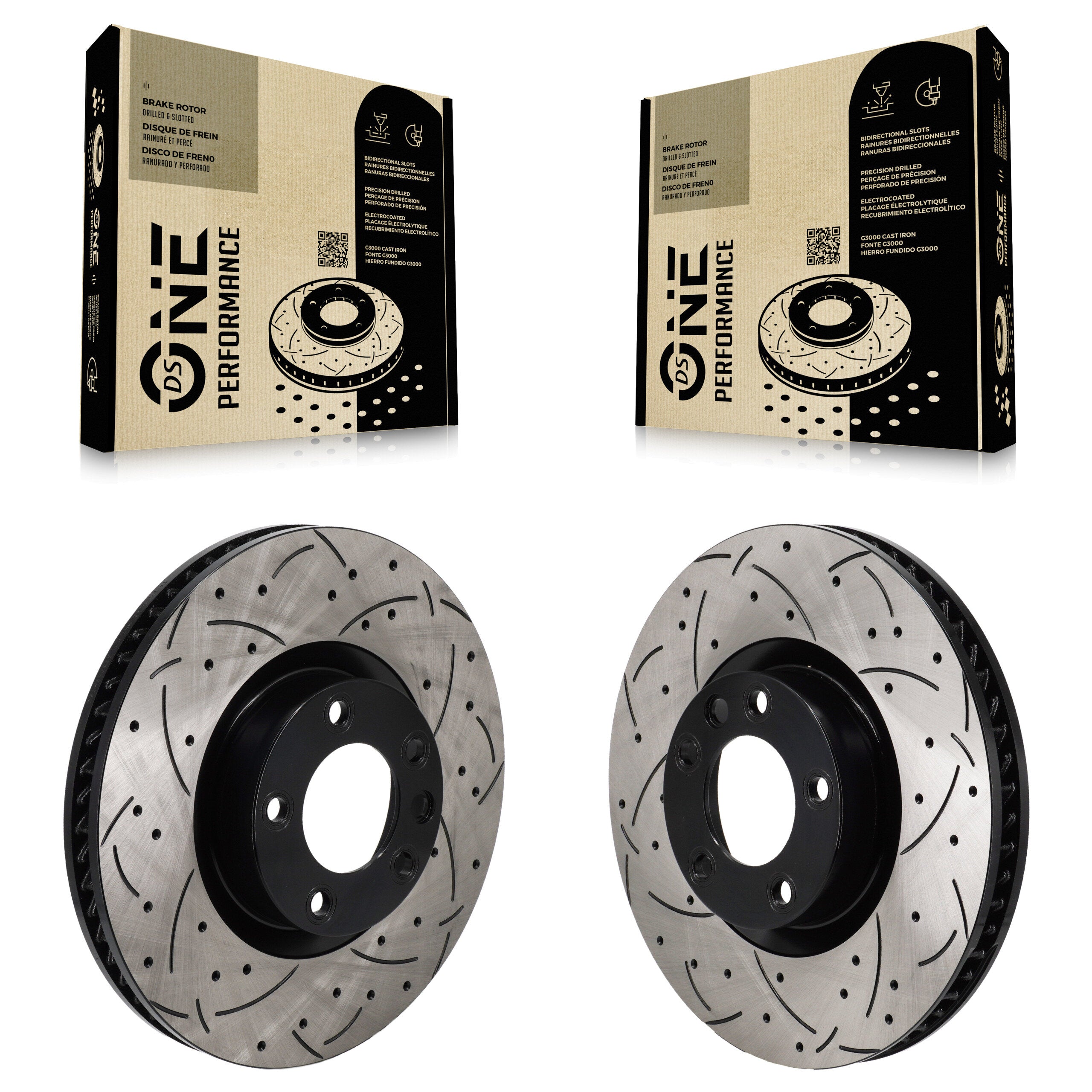 DS-One KD-100640 Disc Brake Rotor for 2011-2018 Porsche Cayenne, Volkswagen Touareg - Front product image