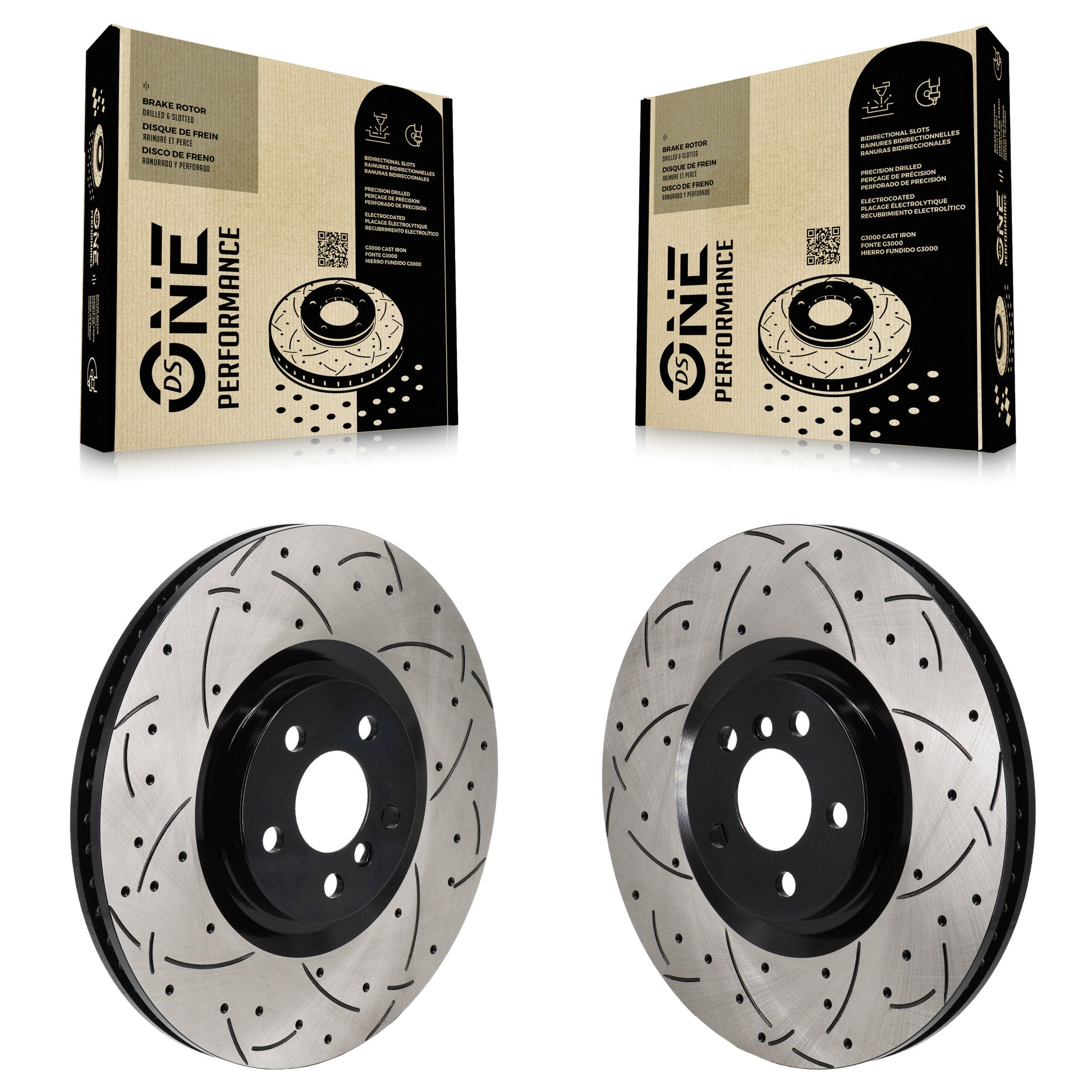 DS-One KD-100641 Disc Brake Rotor for 2019-2024 BMW M235i xDrive Gran Coupe, BMW 228i Gran Coupe, Mini Cooper & more - Front product image
