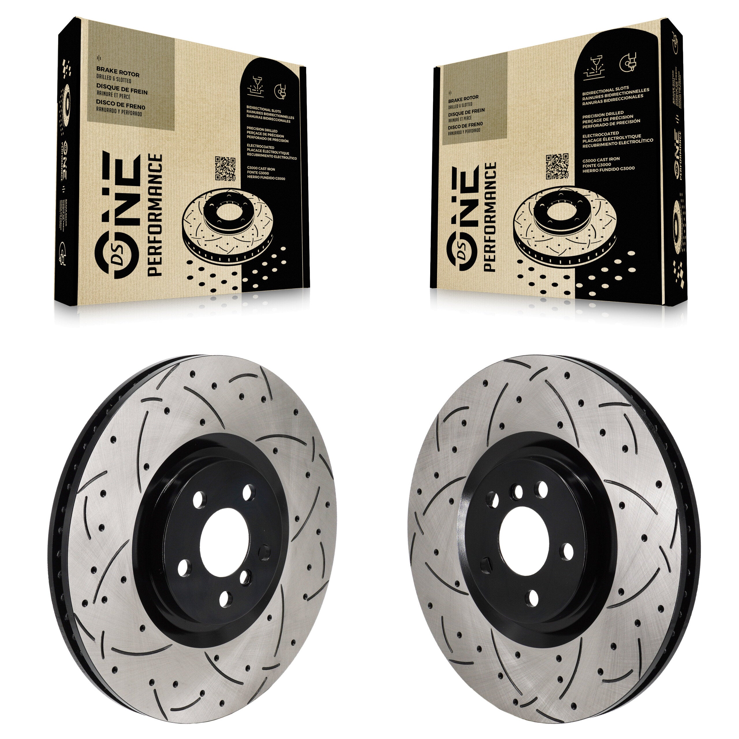 DS-One KD-100641 Disc Brake Rotor for 2019-2024 BMW M235i xDrive Gran Coupe, BMW 228i Gran Coupe, Mini Cooper & more - Front product image