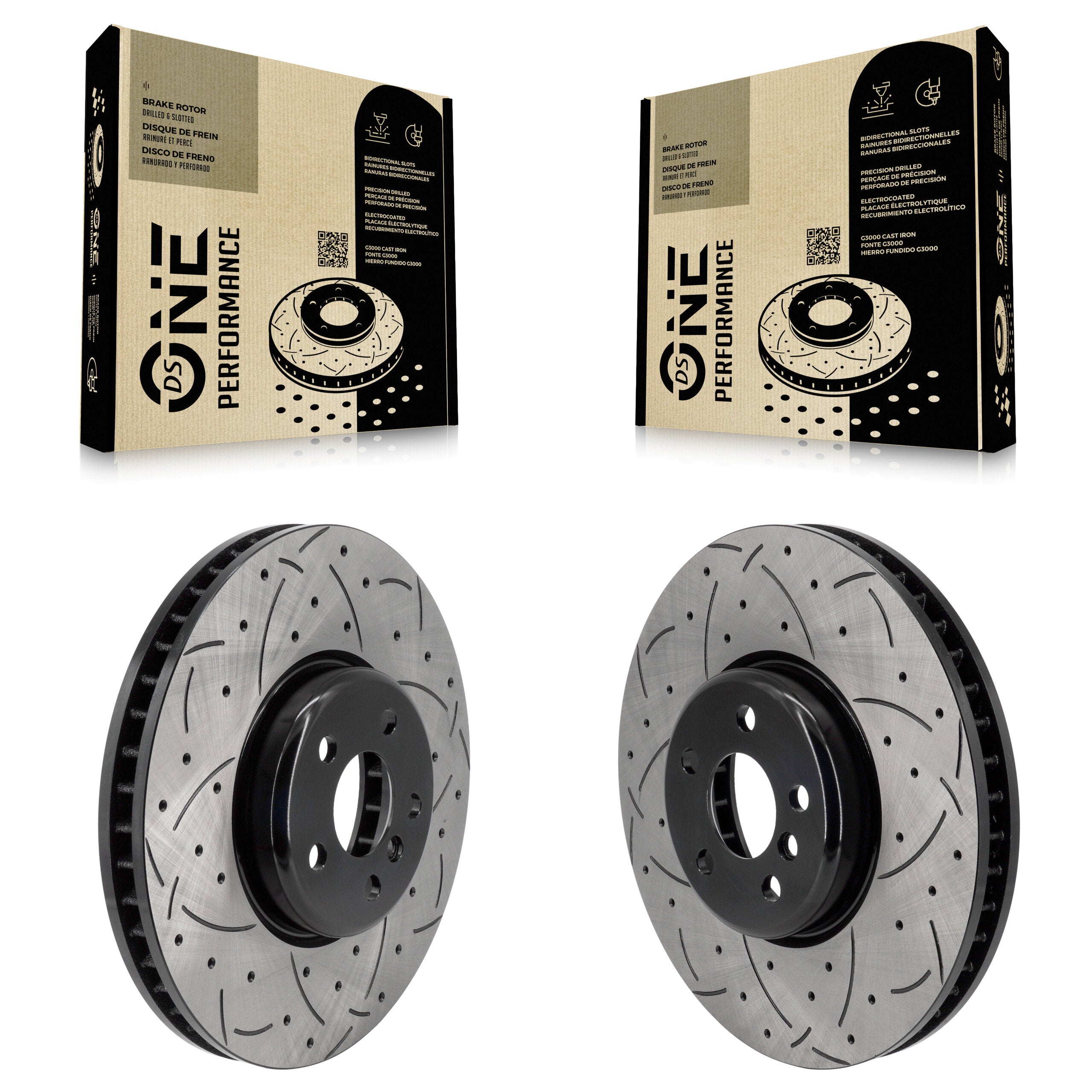 DS-One KD-100642 Disc Brake Rotor for 2016-2023 BMW 330i, BMW i4, BMW M240i & more - Front product image
