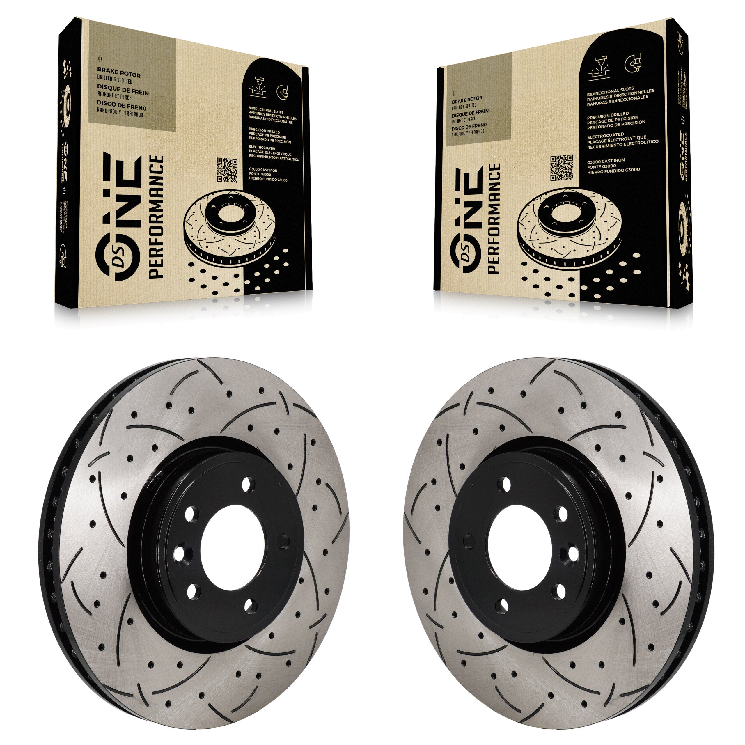 DS-One KD-100690 Disc Brake Rotor for 2018-2024 Land Rover Discovery, Land Rover Range Rover, Land Rover Range Rover Sport - Front product image