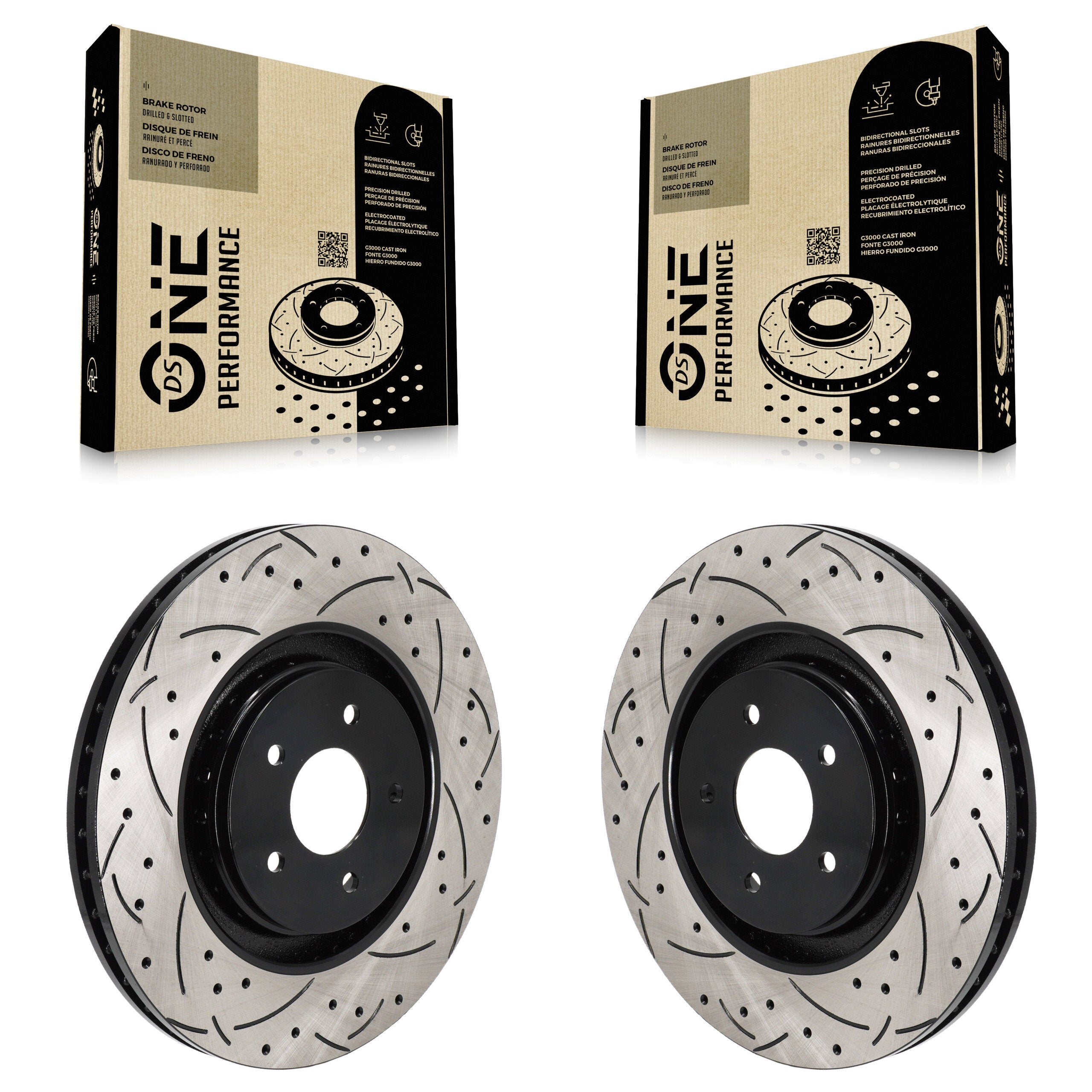 DS-One KD-100697 Disc Brake Rotor for 2022-2023 Nissan ARIYA, INFINITI QX60, Mitsubishi Outlander & more - Front product image