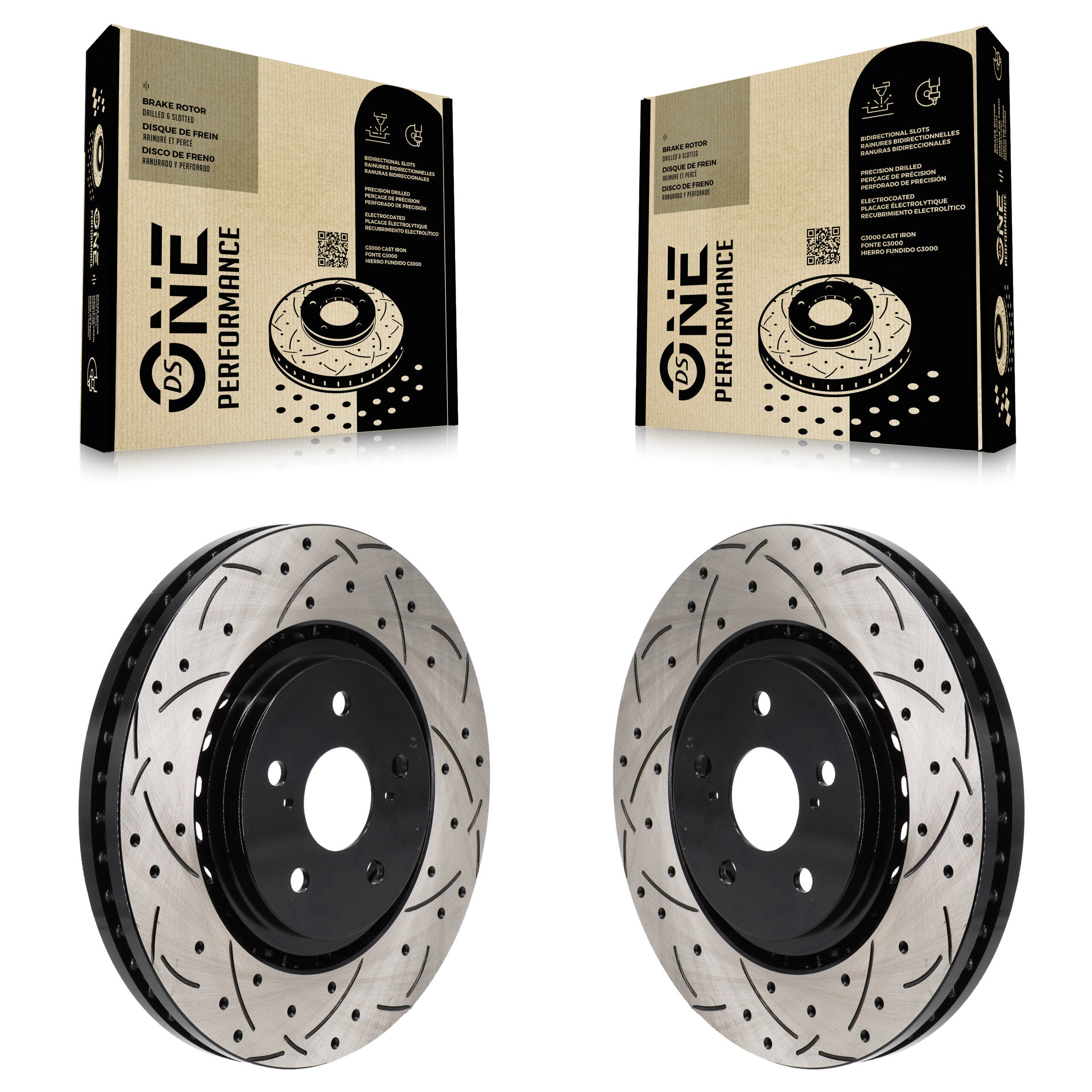 DS-One KD-100707 Disc Brake Rotor for 2021-2023 Lexus RZ450e, Subaru Solterra, Toyota bZ4X & more - Front product image