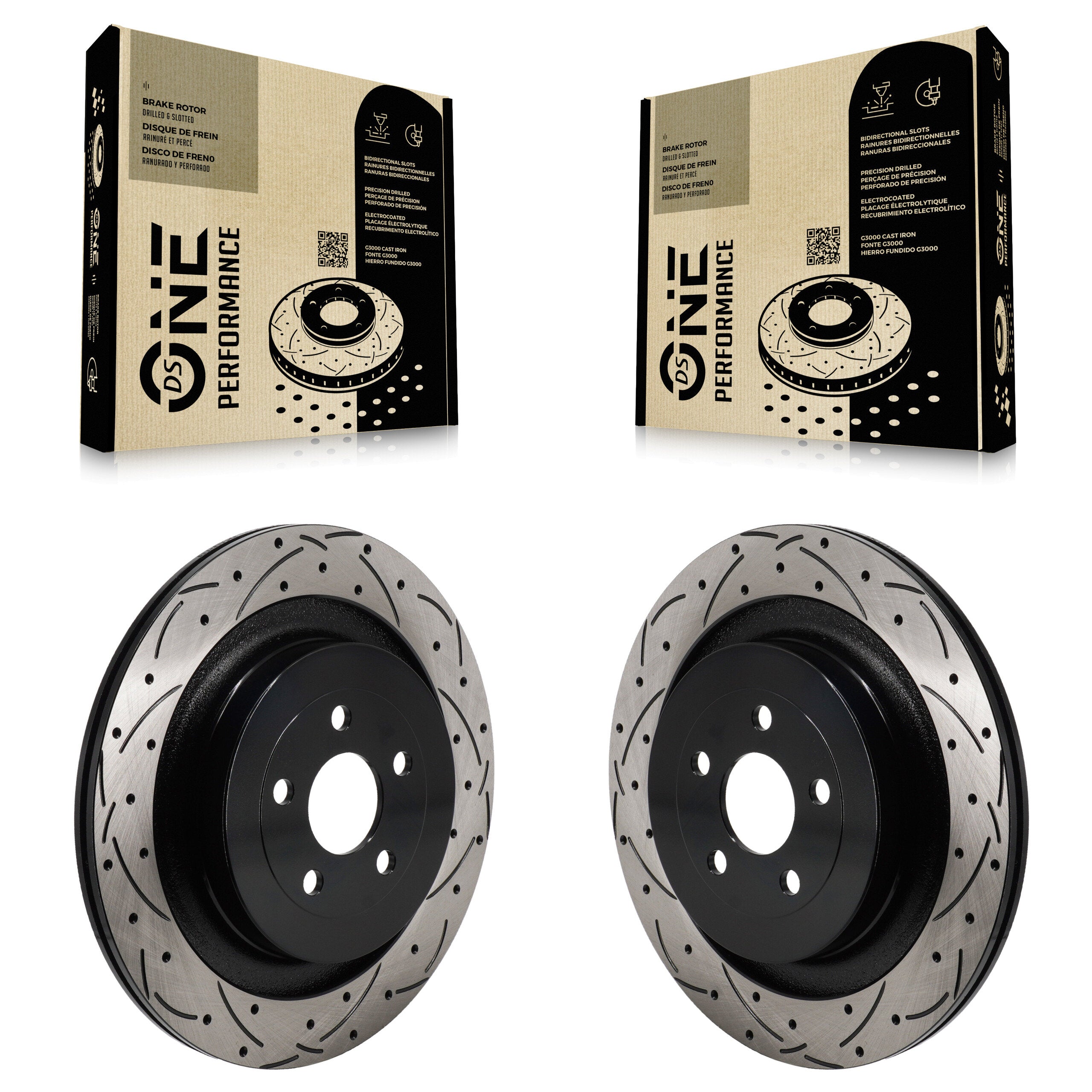 DS-One KD-100715 Disc Brake Rotor for 2019-2024 Ford Edge, Lincoln Nautilus - Rear product image