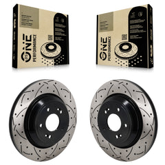 DS-One KD-100718 Disc Brake Rotor for 2018-2023 Genesis G70, Kia Stinger, Genesis G80 - Rear product image