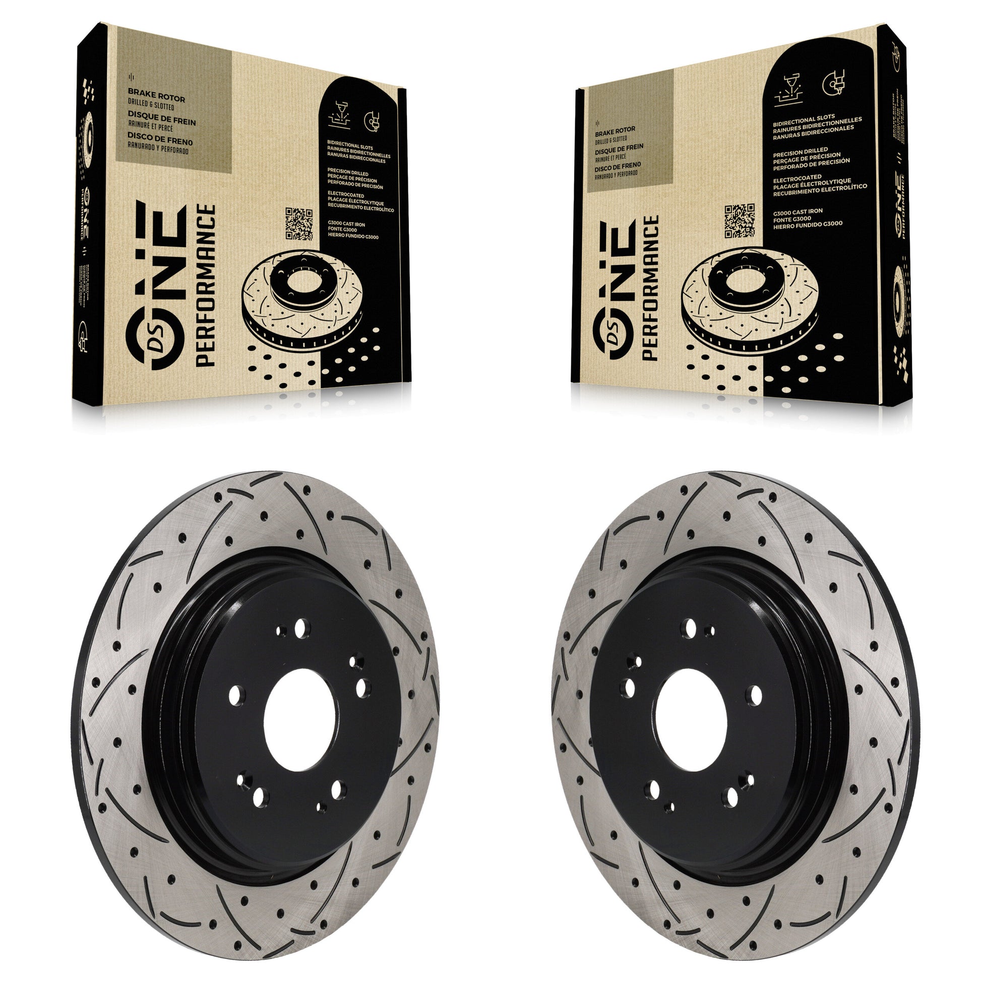 DS-One KD-100721 Disc Brake Rotor for 2017-2024 Honda HR-V, Acura RDX, Honda Clarity - Rear product image