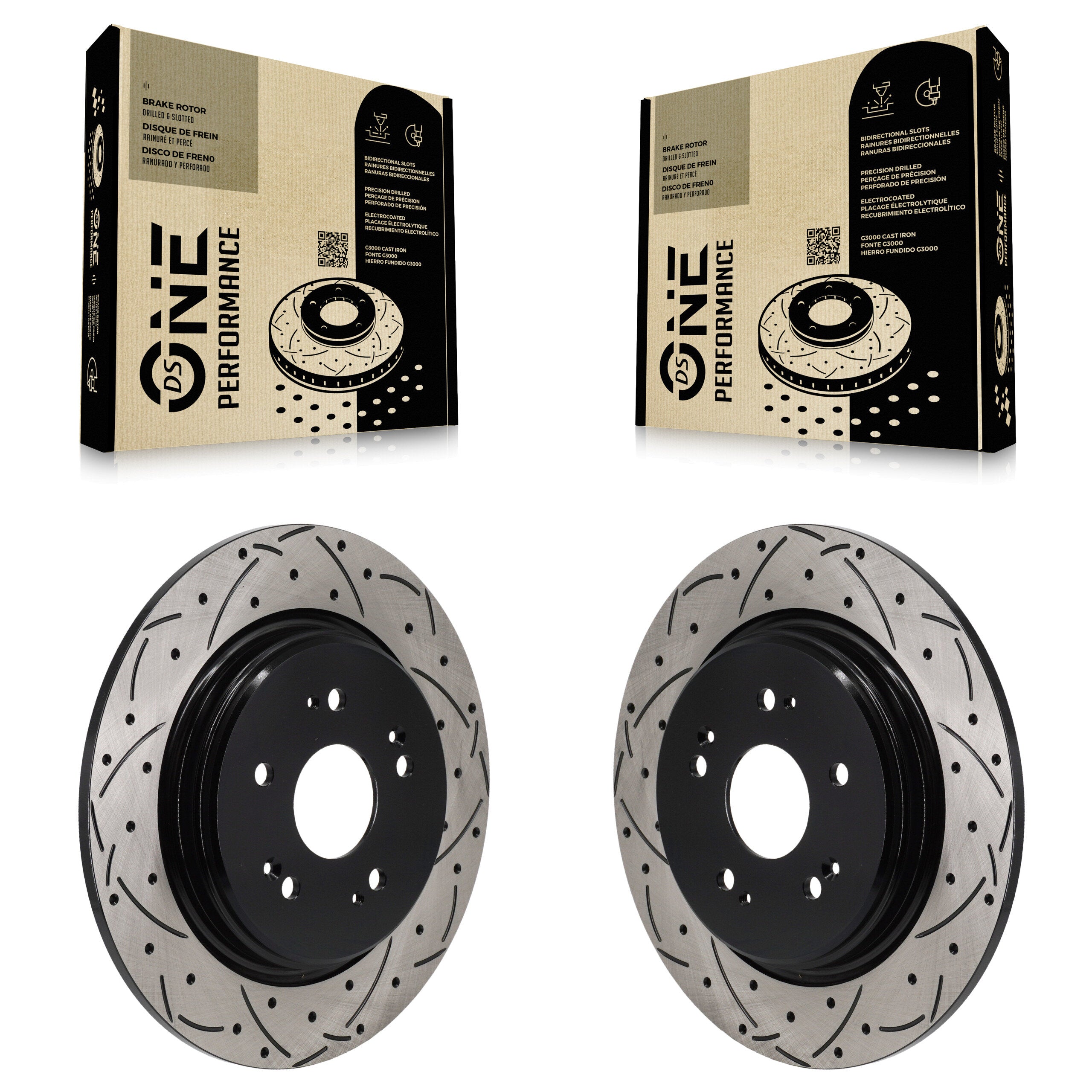 DS-One KD-100721 Disc Brake Rotor for 2017-2024 Honda HR-V, Acura RDX, Honda Clarity - Rear product image